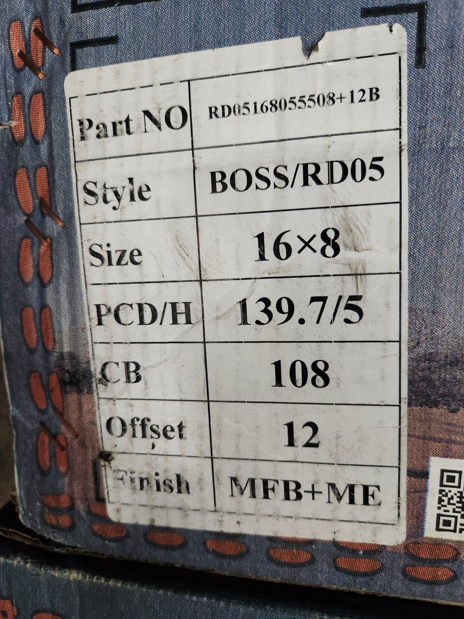 RDR BOSS RD05 16x8 5x139.7 MFB + ME - Gun Hill Tire House (WTW - WHOLESALE TIRES & WHEELS)
