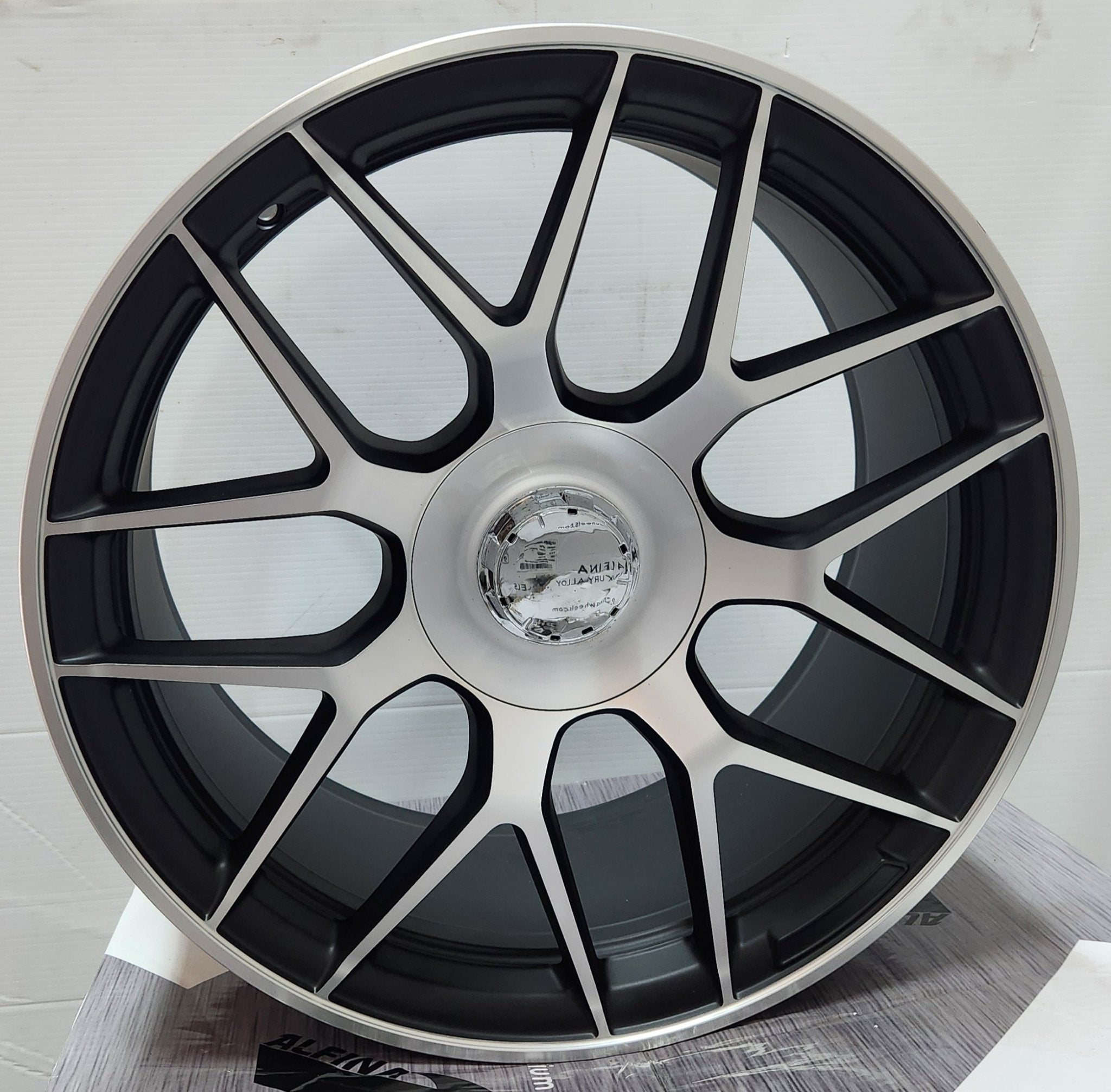 WHEELS 852 20x8.5 5x112 MATT BLACK MACHINE FACE - Gun Hill Tire House (WTW - WHOLESALE TIRES & WHEELS)