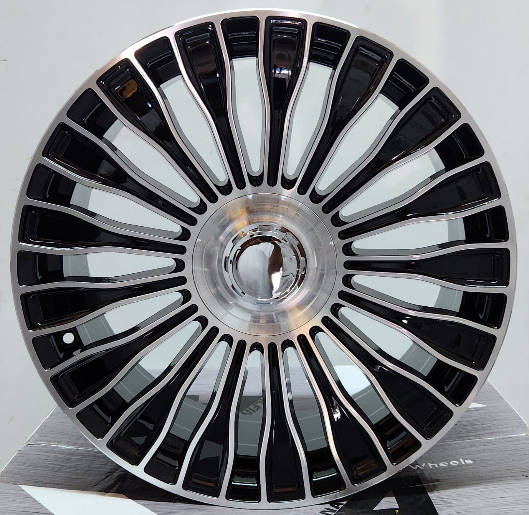 OE - 0313 19x8.5 5x112 GLOSS BLACK MACHINE - Gun Hill Tire House (WTW - WHOLESALE TIRES & WHEELS)