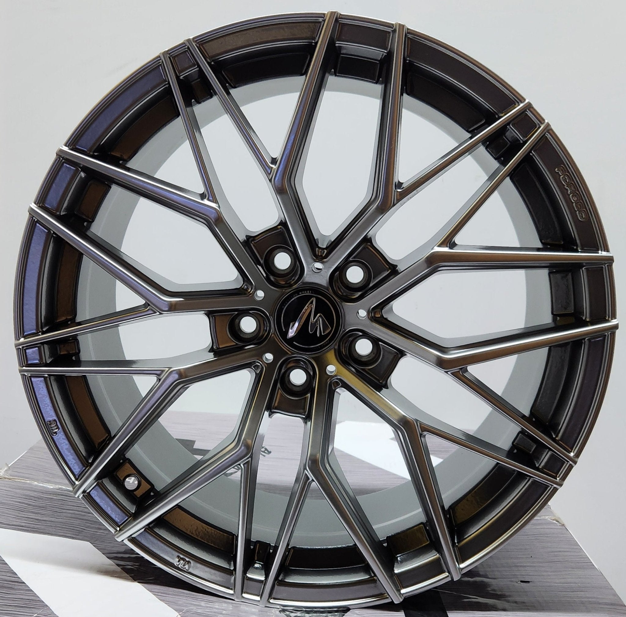 OE - 0319 HF - 2 REP 18X8.0 5X114.3 HYPER BLACK - Gun Hill Tire House (WTW - WHOLESALE TIRES & WHEELS)