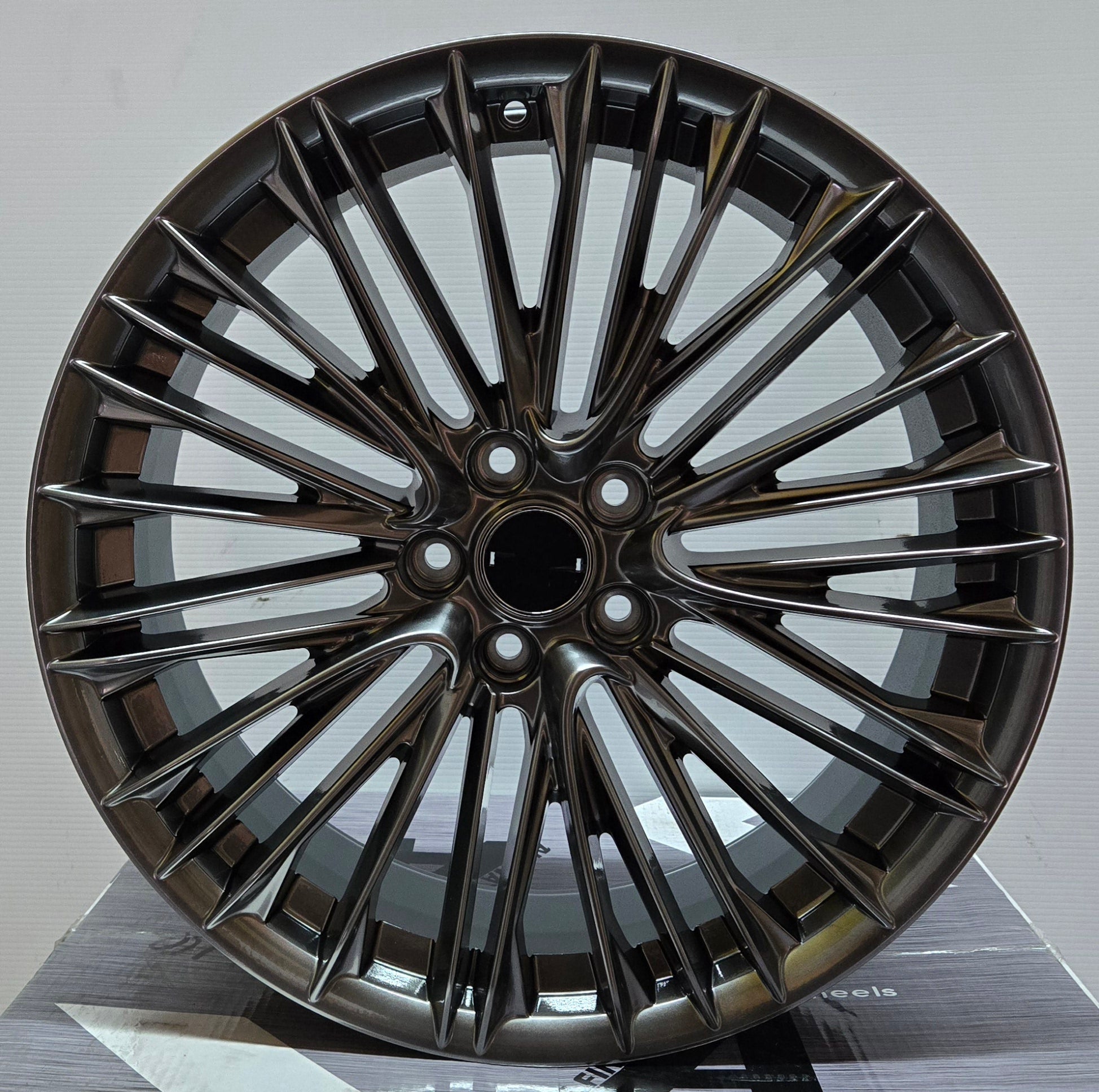 170452 20x8.0 5x114.3 HYPER BLACK - Gun Hill Tire House (WTW - WHOLESALE TIRES & WHEELS)