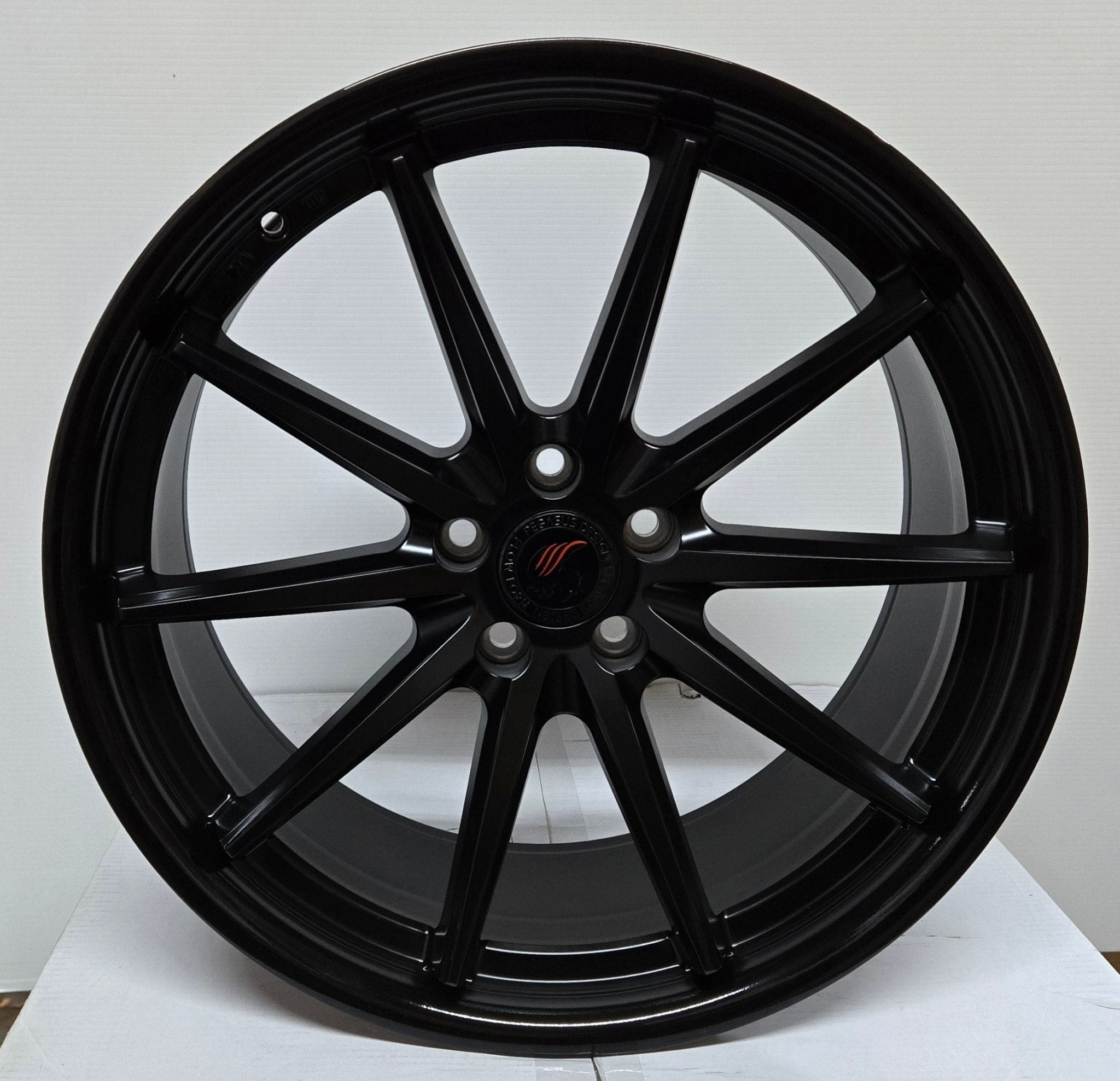 PEGASUS FF53 20x10 5x112 / 5x114.3 GLOSS BLACK + MATTE BLACK LIP - Gun Hill Tire House (WTW - WHOLESALE TIRES & WHEELS)