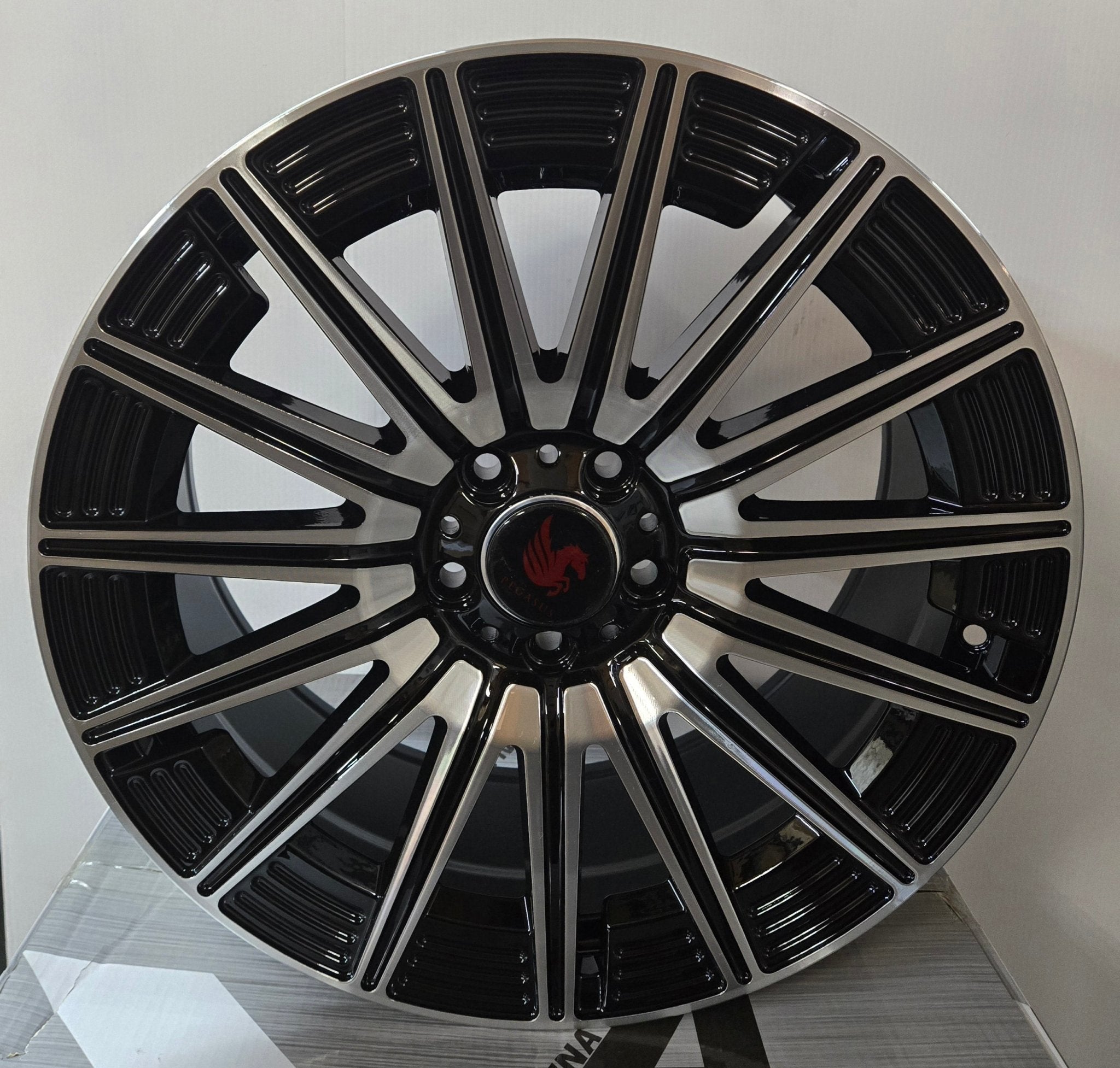 OE - X1183 19X8.5 5X112 GLOSS BLACK MACHINED FACE - Gun Hill Tire House (WTW - WHOLESALE TIRES & WHEELS)