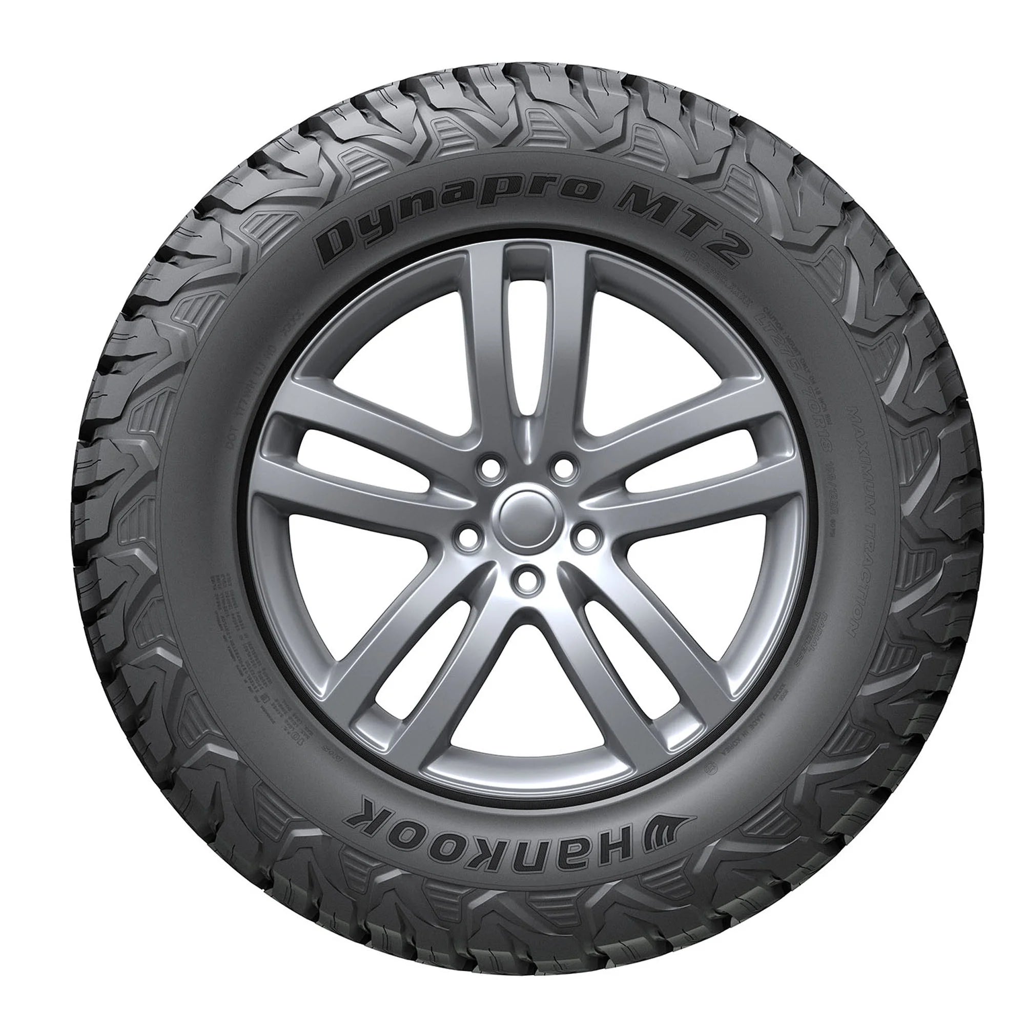 LT245/75R17 Hankook Dynapro MT2 RT05 Mud Terrain 121/118Q E Light Truck Tire - Gun Hill Tire House (WTW - WHOLESALE TIRES & WHEELS)