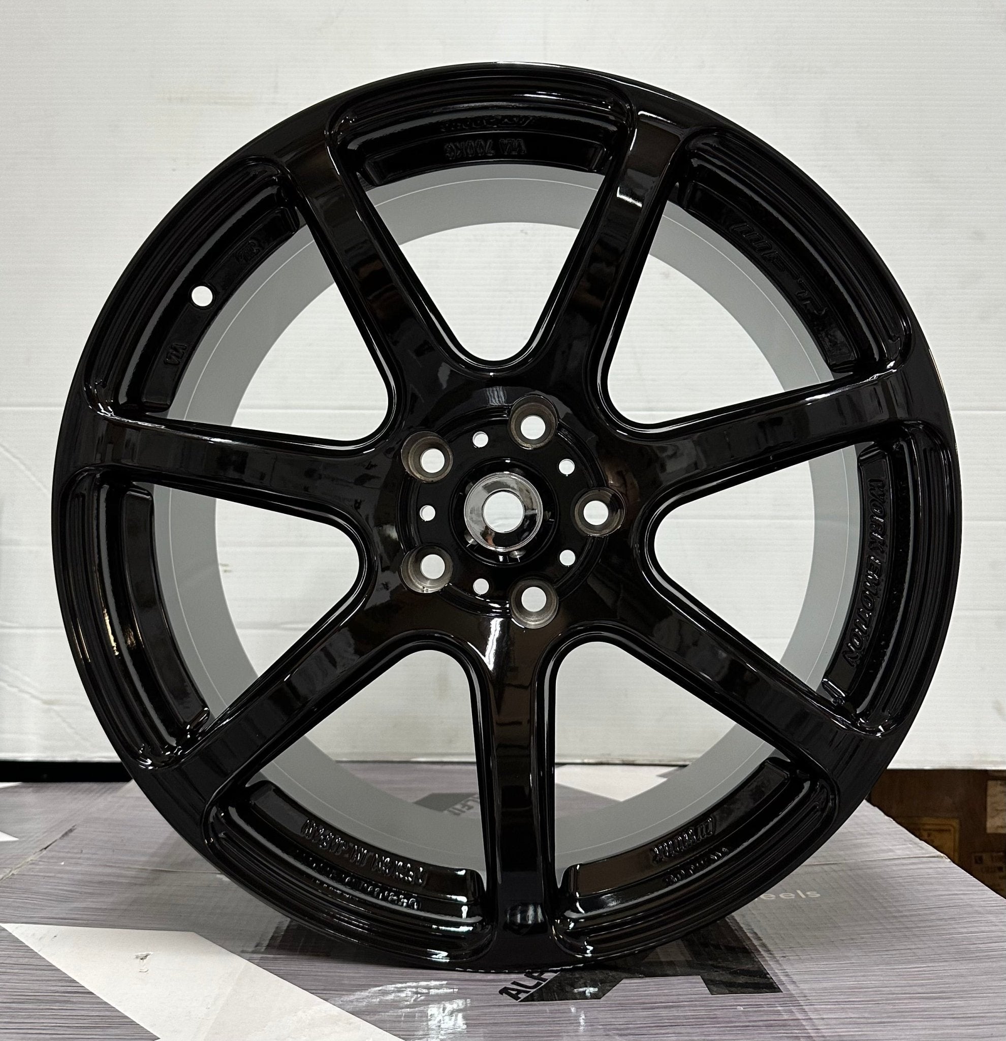 OE - 1008 EMOTION T7R REP YX118 18x8.5 5x112 / 5x114.3 GLOSS BLACK - Gun Hill Tire House (WTW - WHOLESALE TIRES & WHEELS)