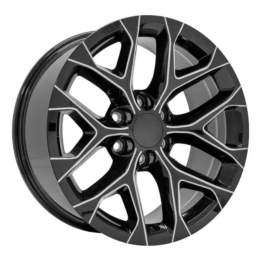 FP STYLE 203 22x9 6x139.7 BLACK MILLED - Gun Hill Tire House (WTW - WHOLESALE TIRES & WHEELS)