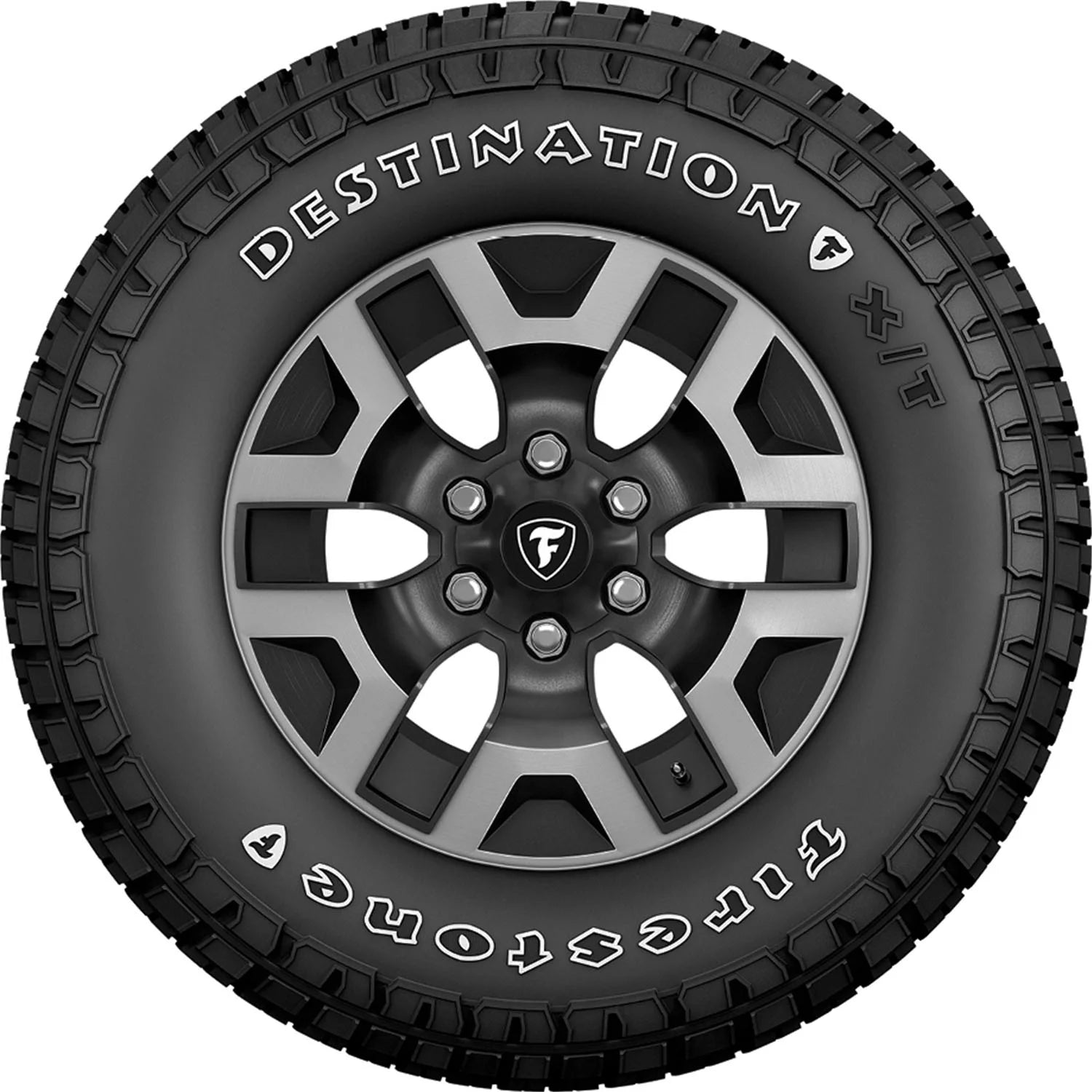 LT245/75R16 Firestone Destination X/T All Terrain 120/116S E Light Truck Tire Fits: 2015 Toyota Tacoma TRD Pro, 1995 - 2002 Chevrolet Tahoe LT - Gun Hill Tire House (WTW - WHOLESALE TIRES & WHEELS)