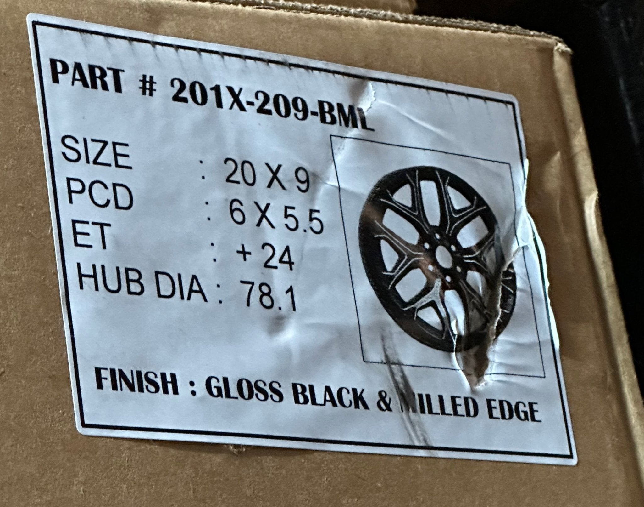 FP STYLE 203 20x9 6x139.7 BLACK MILLED - Gun Hill Tire House (WTW - WHOLESALE TIRES & WHEELS)