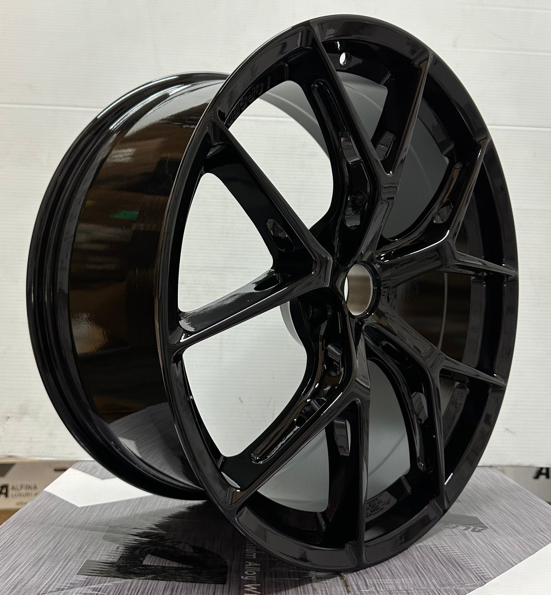 OE - 5423 SR99 FI - R REP 20x9.0 5x112 / 5x114.3 GLOSS BLACK - Gun Hill Tire House (WTW - WHOLESALE TIRES & WHEELS)