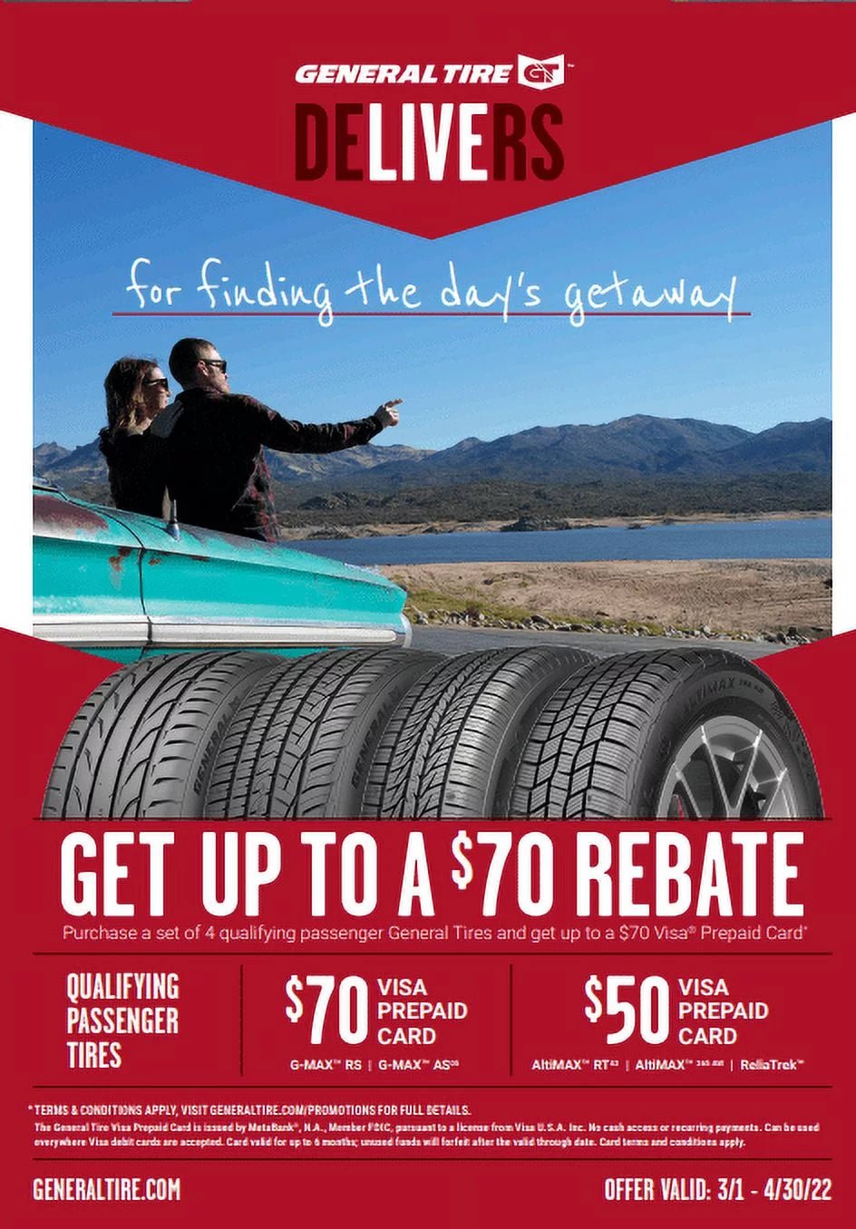 P205/40R17 GENERAL G - MAX AS - 05 84 W BSW ALL SEASON TIRE - Gun Hill Tire House (WTW - WHOLESALE TIRES & WHEELS)