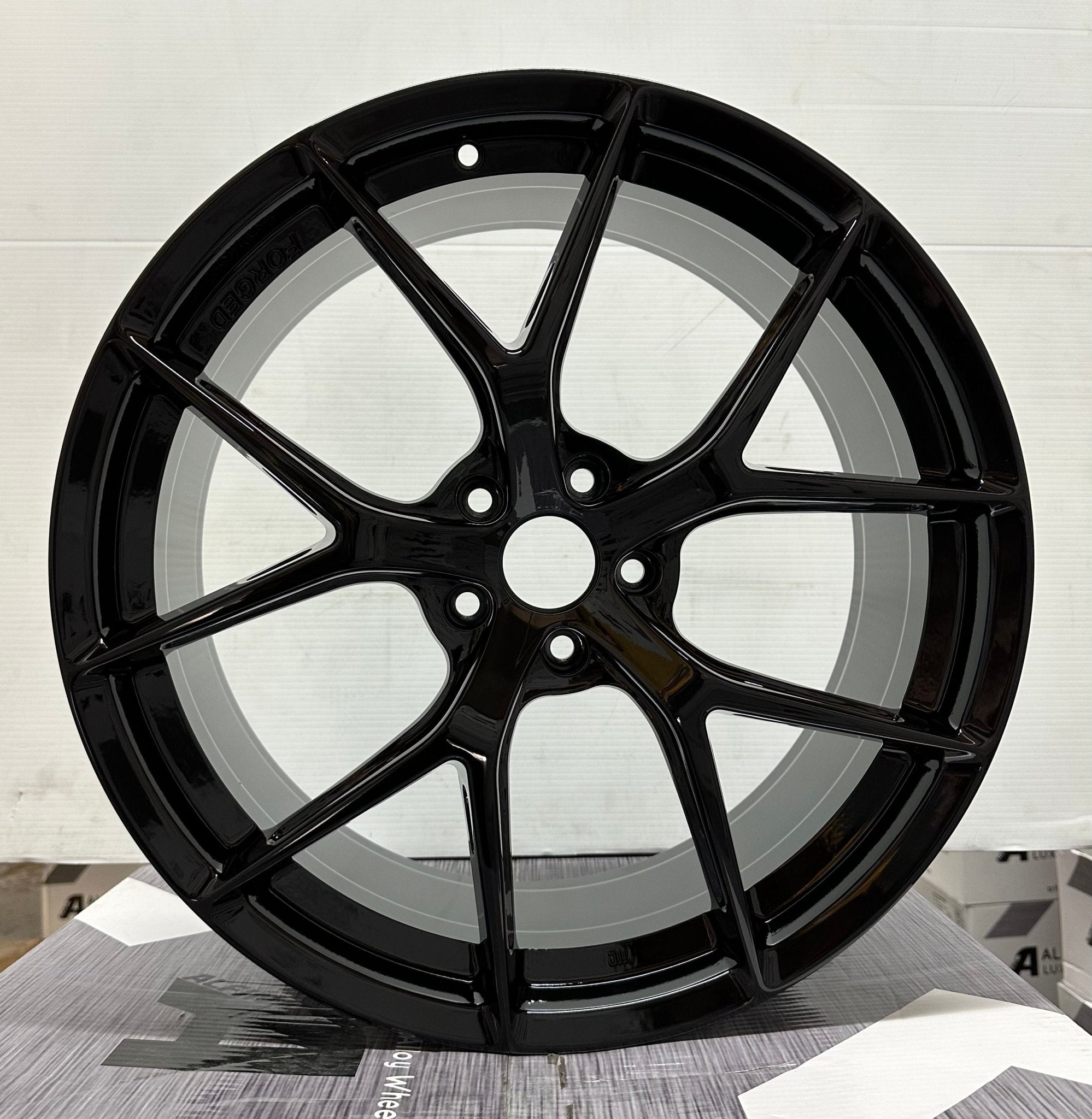 OE - 5423 SR99 FI - R REP 20x9.0 5x112 / 5x114.3 GLOSS BLACK - Gun Hill Tire House (WTW - WHOLESALE TIRES & WHEELS)