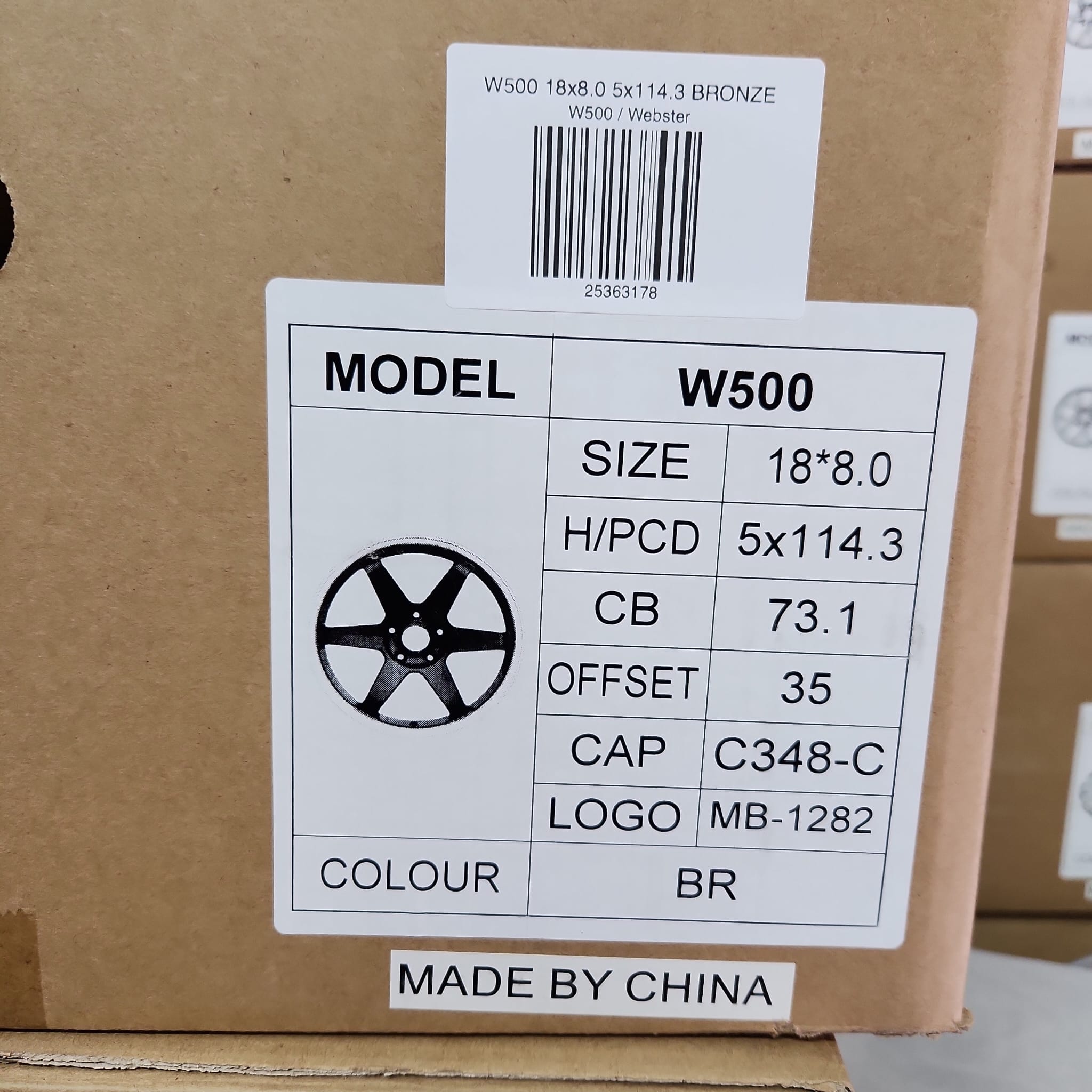 W500 18x8.0 5x114.3 BRONZE - Gun Hill Tire House (WTW - WHOLESALE TIRES & WHEELS)