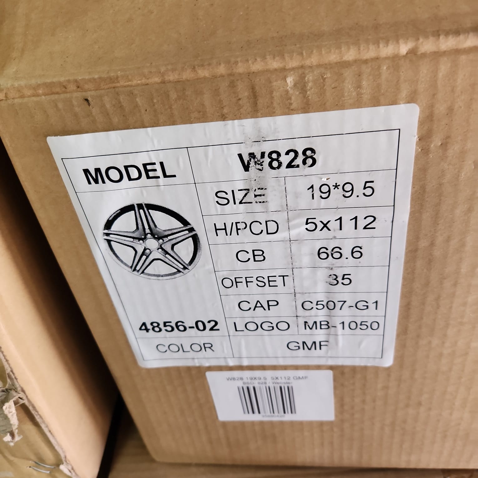 W828 19X9.5 5X112 GUNMETAL - Gun Hill Tire House (WTW - WHOLESALE TIRES & WHEELS)