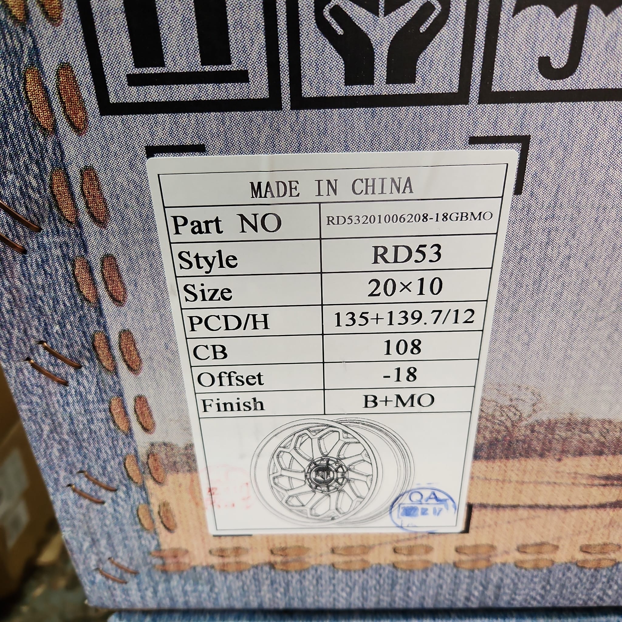 CRED DIRT ROAD WHEEL RD53 - M 20X10 6X135 - 6X139.7 B+MO - Gun Hill Tire House (WTW - WHOLESALE TIRES & WHEELS)