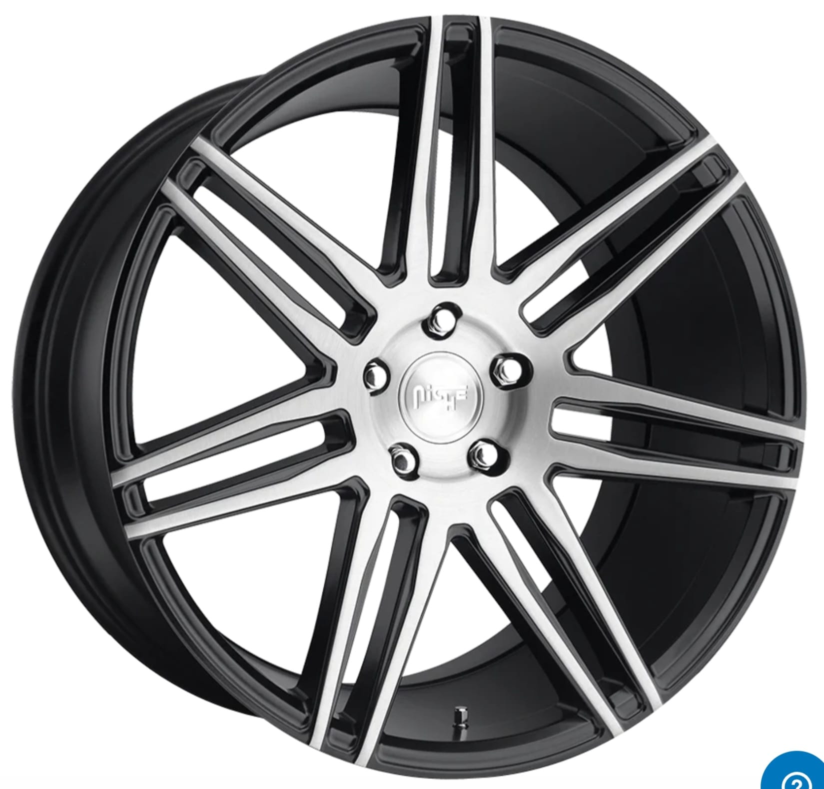 NICHE M178 20X9 5X114.3 GLOSS BLACK BRUSHED - Gun Hill Tire House (WTW - WHOLESALE TIRES & WHEELS)