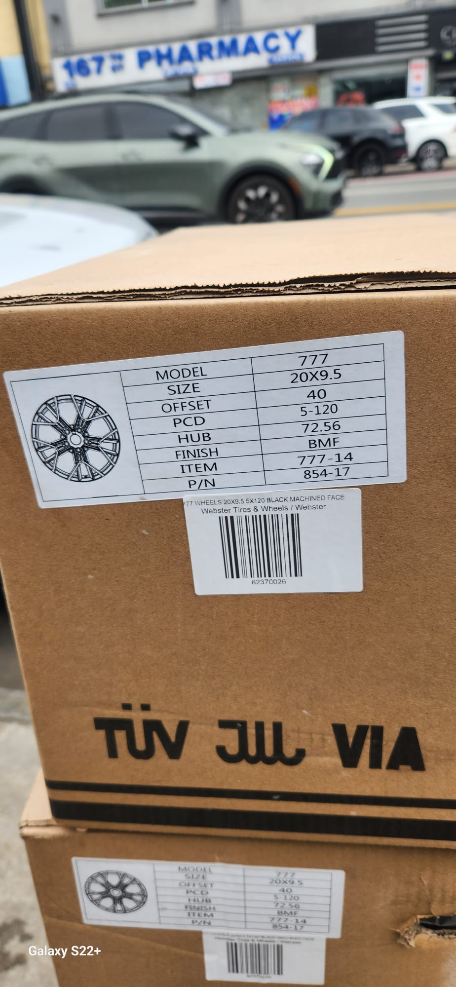 777 WHEELS 20X9.5 5X120 BLACK MACHINED FACE - Gun Hill Tire House (WTW - WHOLESALE TIRES & WHEELS)