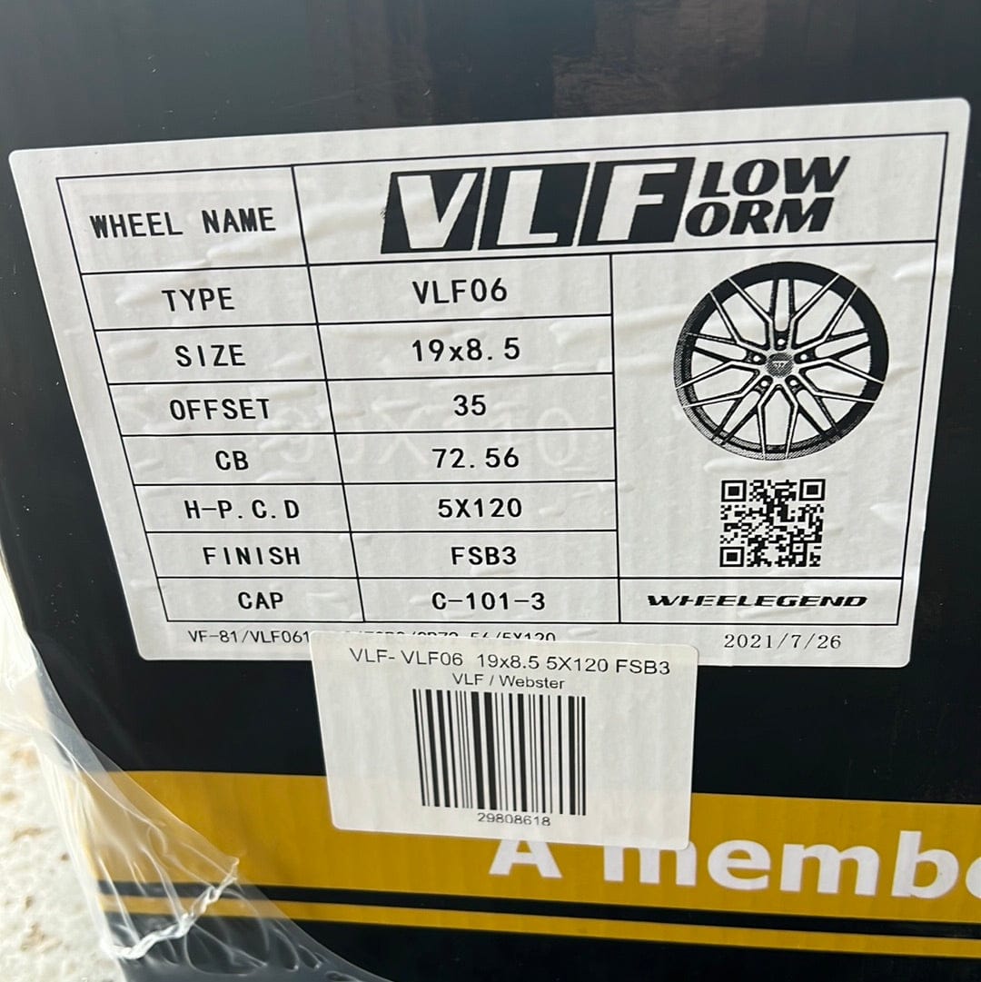 VLF - VLF06 19x8.5 5X120 FSB3 - Gun Hill Tire House (WTW - WHOLESALE TIRES & WHEELS)