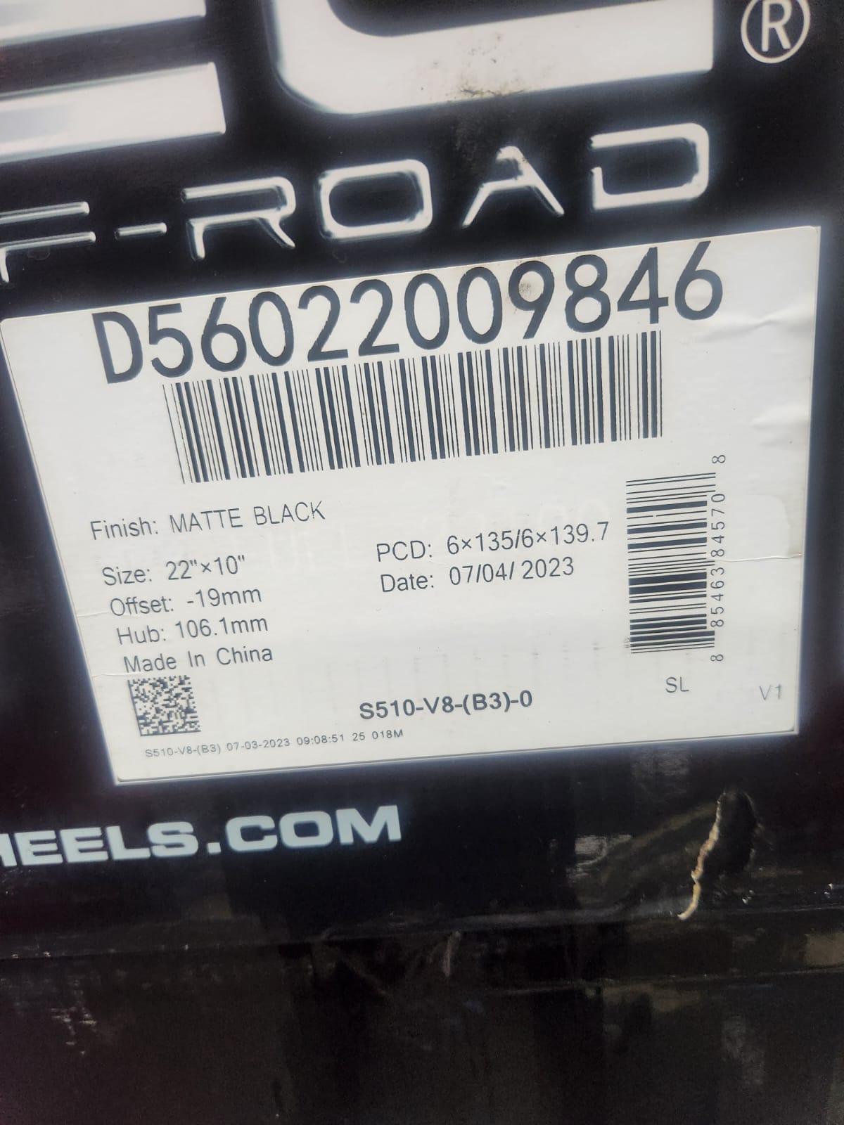 FUEL D560 22X10 6X135 6X139.7 MATTE BLACK - Gun Hill Tire House (WTW - WHOLESALE TIRES & WHEELS)