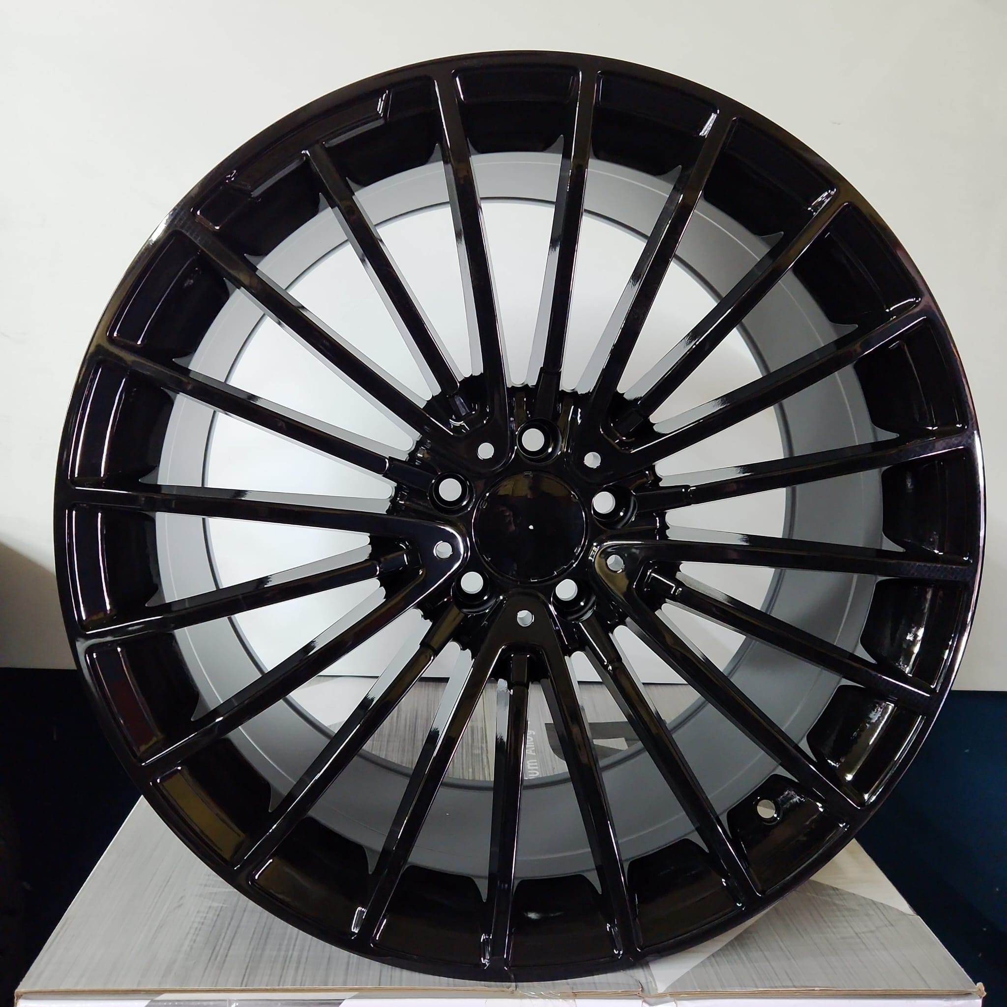 W812 20x8.5 5x112 GLOSS BLACK - Gun Hill Tire House (WTW - WHOLESALE TIRES & WHEELS)