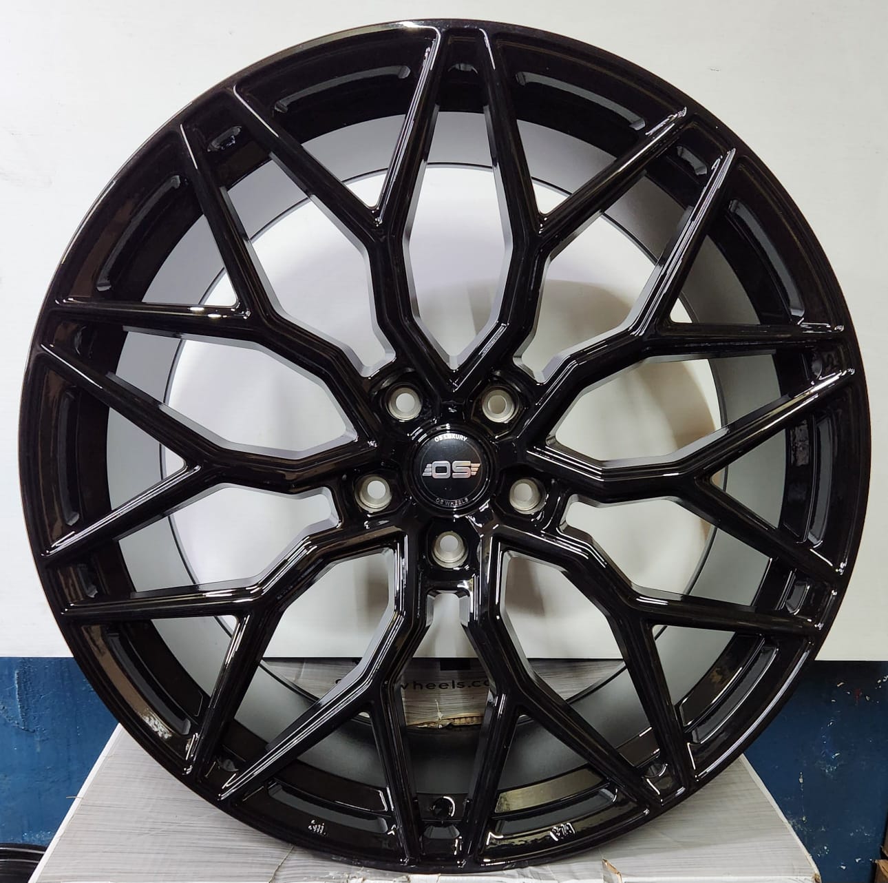 OE - 0319 HF - 2 22x10 5x120 GLOSS BLACK - Gun Hill Tire House (WTW - WHOLESALE TIRES & WHEELS)