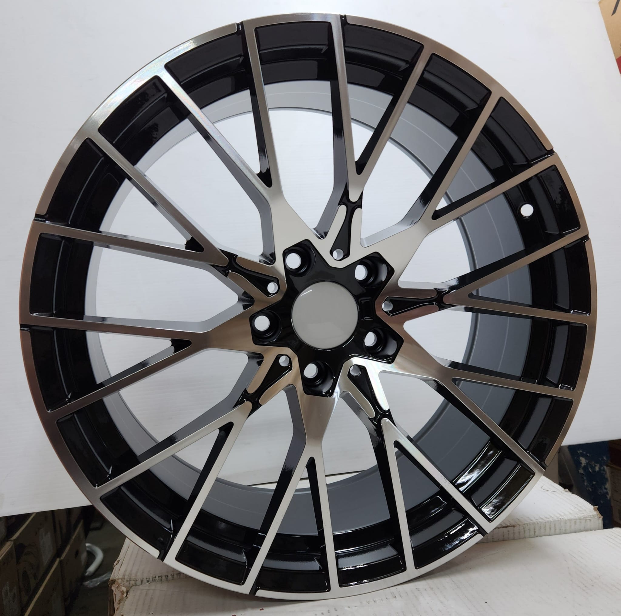 WHEELS OE22196 - 2 788M STYLE 19X9.5 5X120 PIANO BLACK MACHINED FACE - Gun Hill Tire House (WTW - WHOLESALE TIRES & WHEELS)