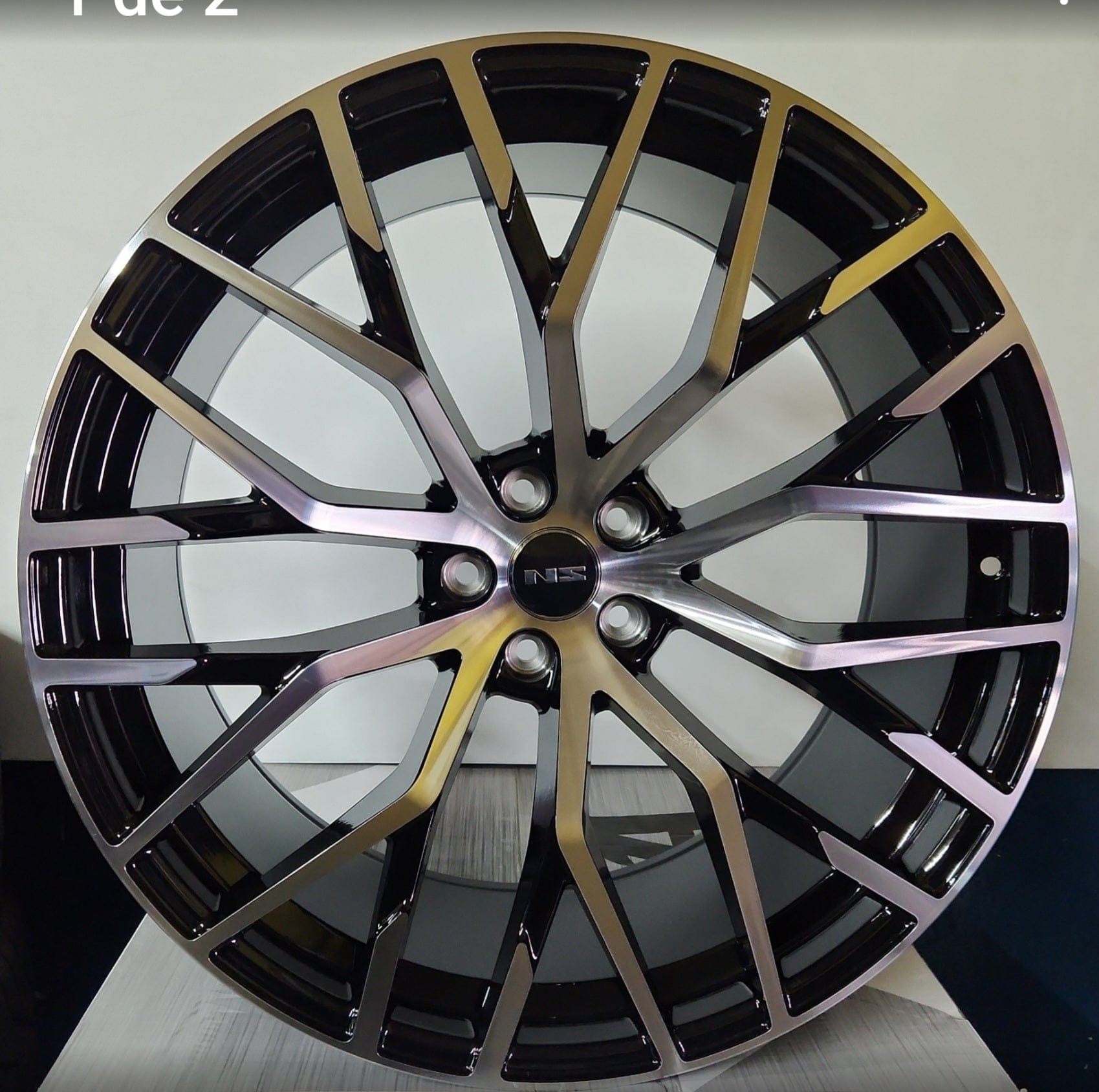 OE - 5482 809M STYLE 22X10.5 5X112 PIANO BLACK MACHINED - Gun Hill Tire House (WTW - WHOLESALE TIRES & WHEELS)