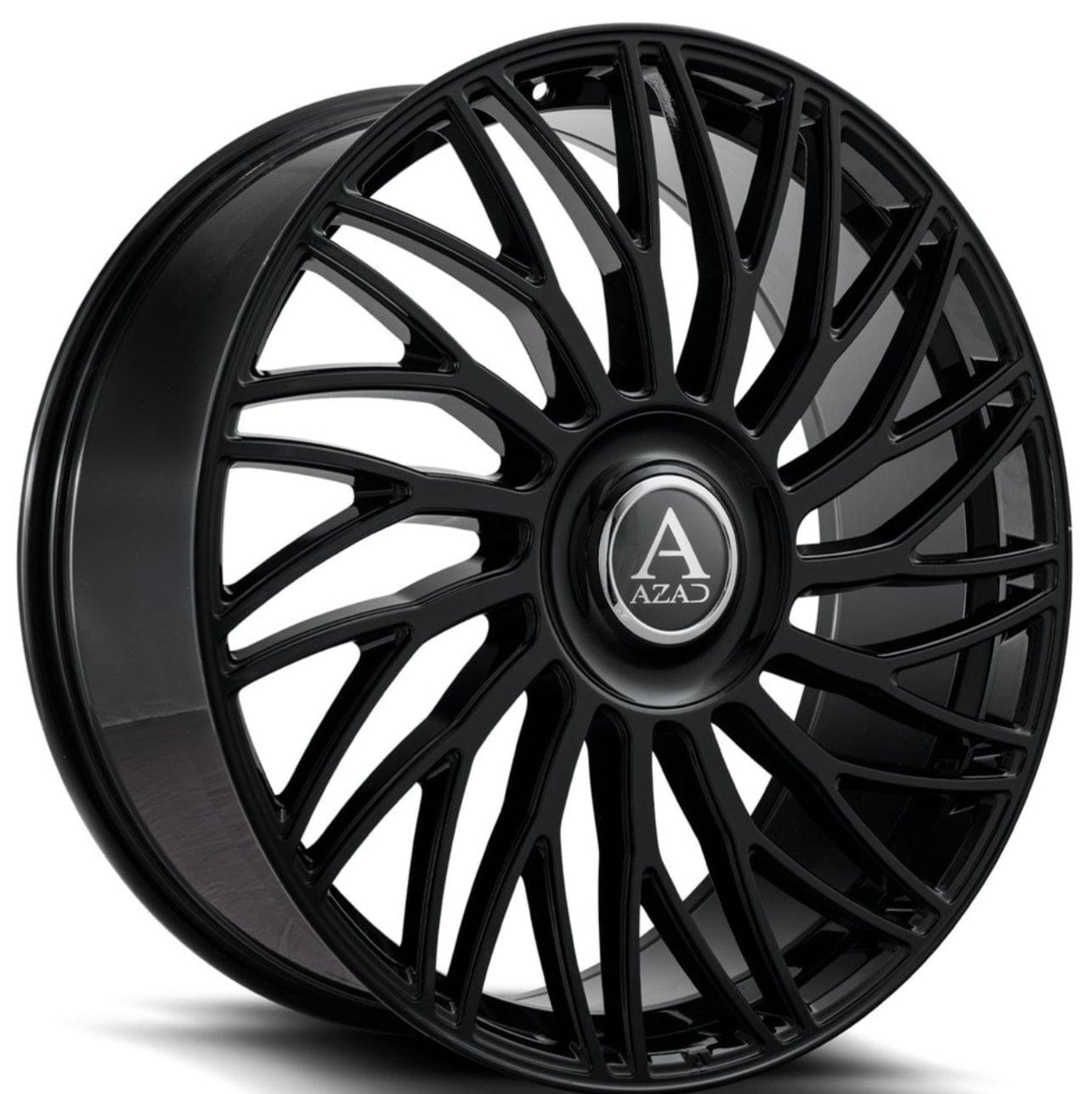 AZAD 301 22X9 5X130 5X127 GLOSS BLACK - Gun Hill Tire House (WTW - WHOLESALE TIRES & WHEELS)