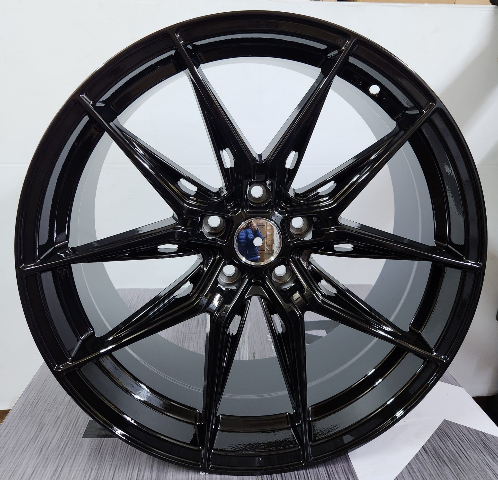 PEGASUS - 5559 Si - 04 20x10 5x112 5x114.3 GLOSS BLACK - Gun Hill Tire House (WTW - WHOLESALE TIRES & WHEELS)