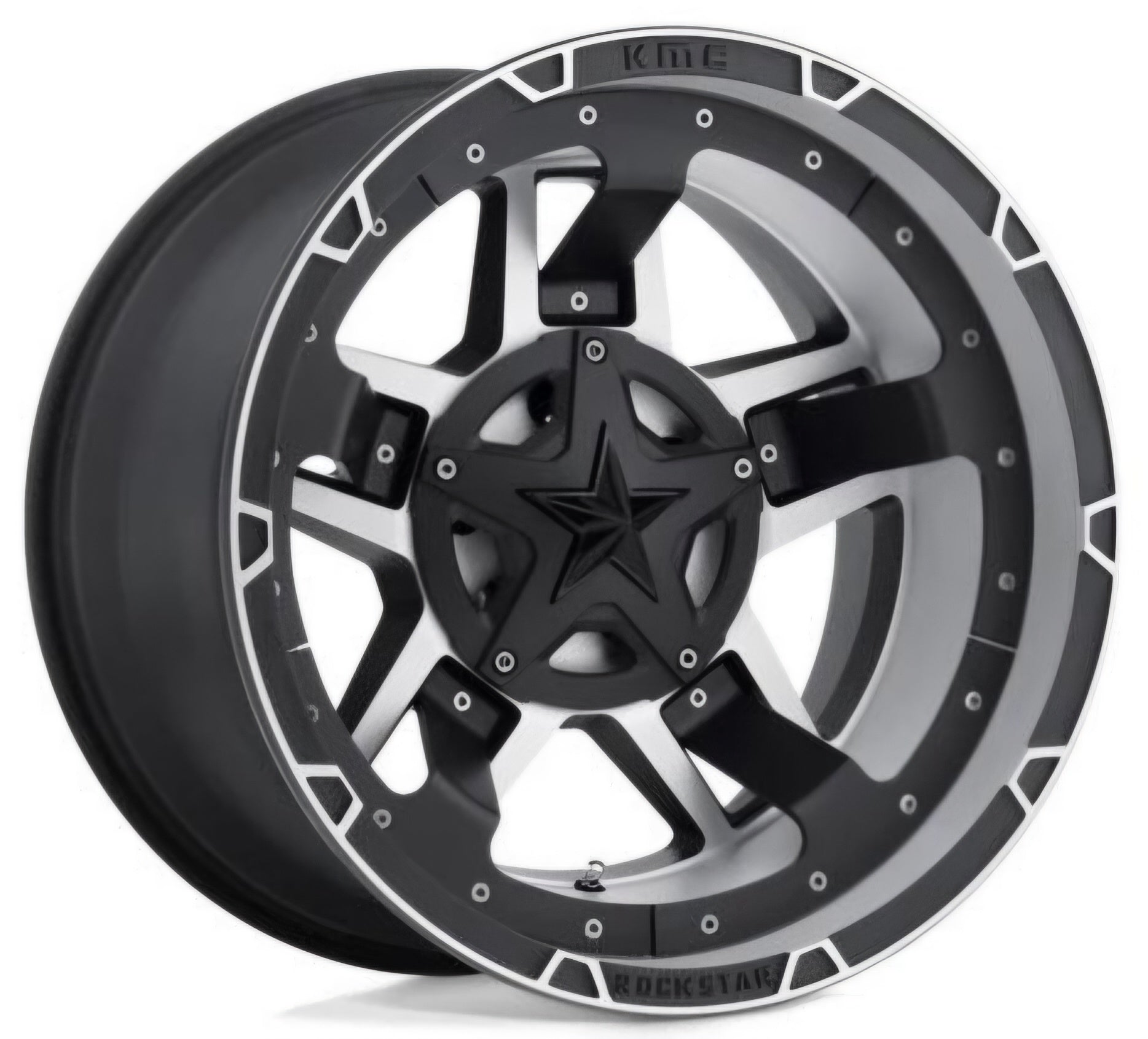 P XD8277 8067520 WHEELS 17X8 6X135 - 6X5.5 MATT BLACK MACHINED - Gun Hill Tire House (WTW - WHOLESALE TIRES & WHEELS)