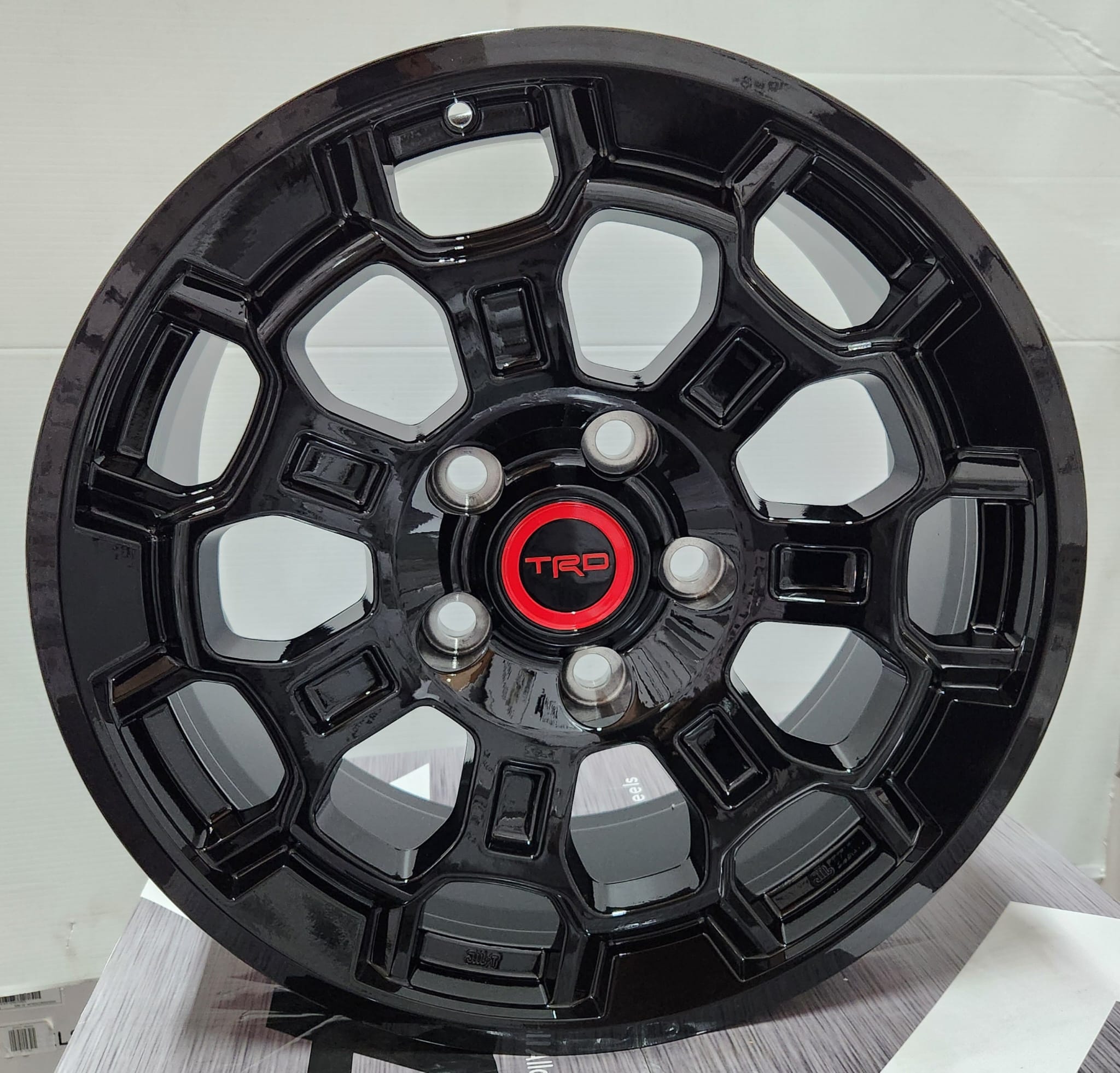 2022 TRD OFF - ROAD 20X9.5 5X150 GLOSS BLACK - Gun Hill Tire House (WTW - WHOLESALE TIRES & WHEELS)