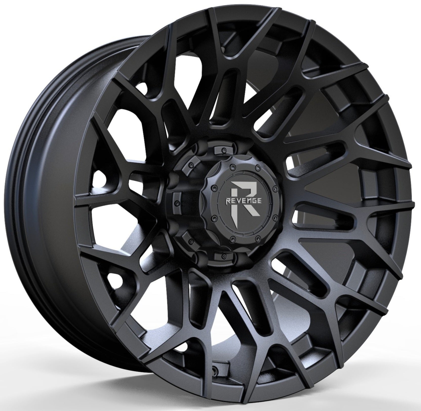 REVENGE RV - 203 20X10 5X127 5X139.7 SATIN BLACK - Gun Hill Tire House (WTW - WHOLESALE TIRES & WHEELS)