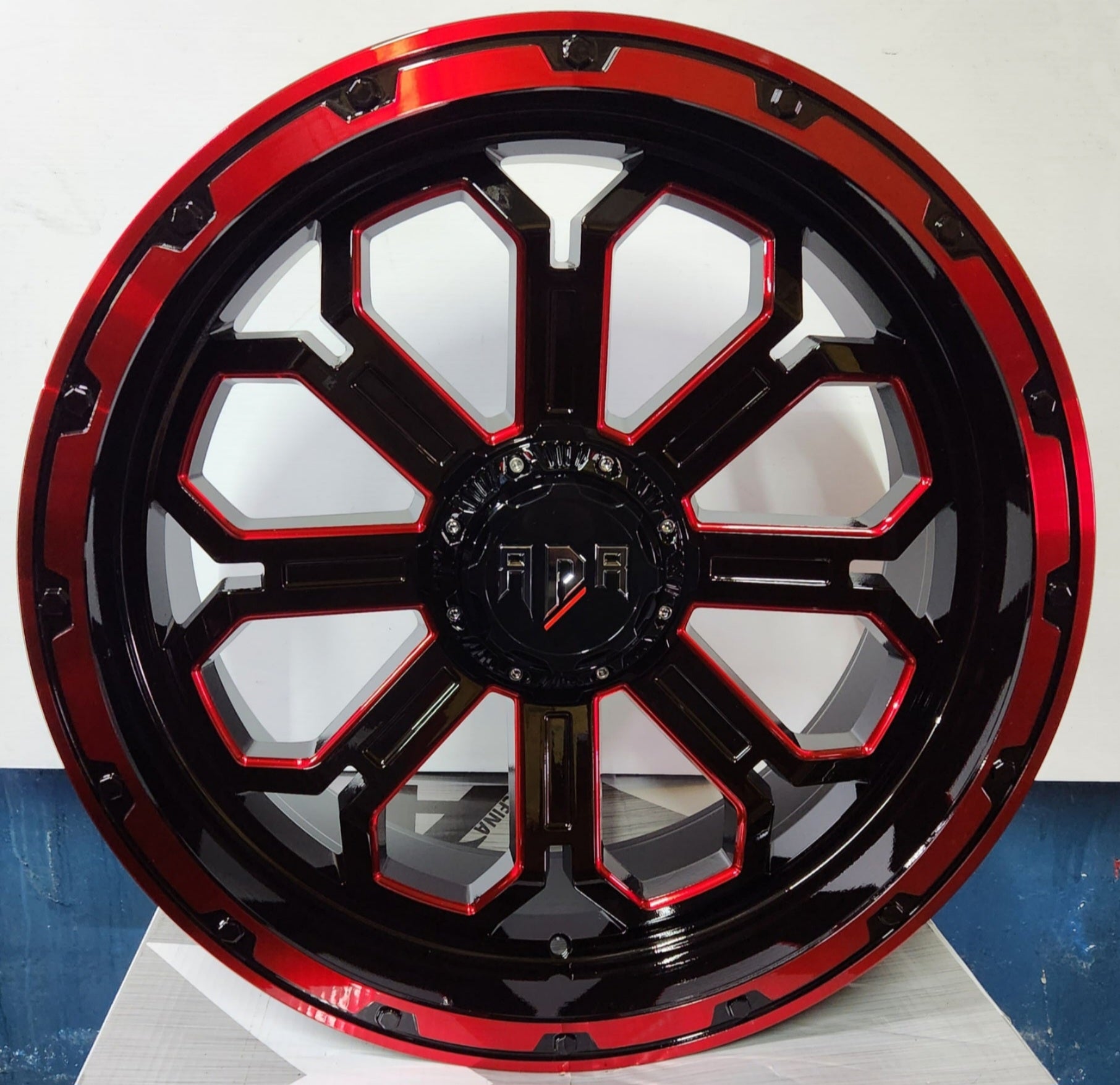 ADR RD23 22X10 5X127 5X139.7 BMW ME TR4 RED - Gun Hill Tire House (WTW - WHOLESALE TIRES & WHEELS)