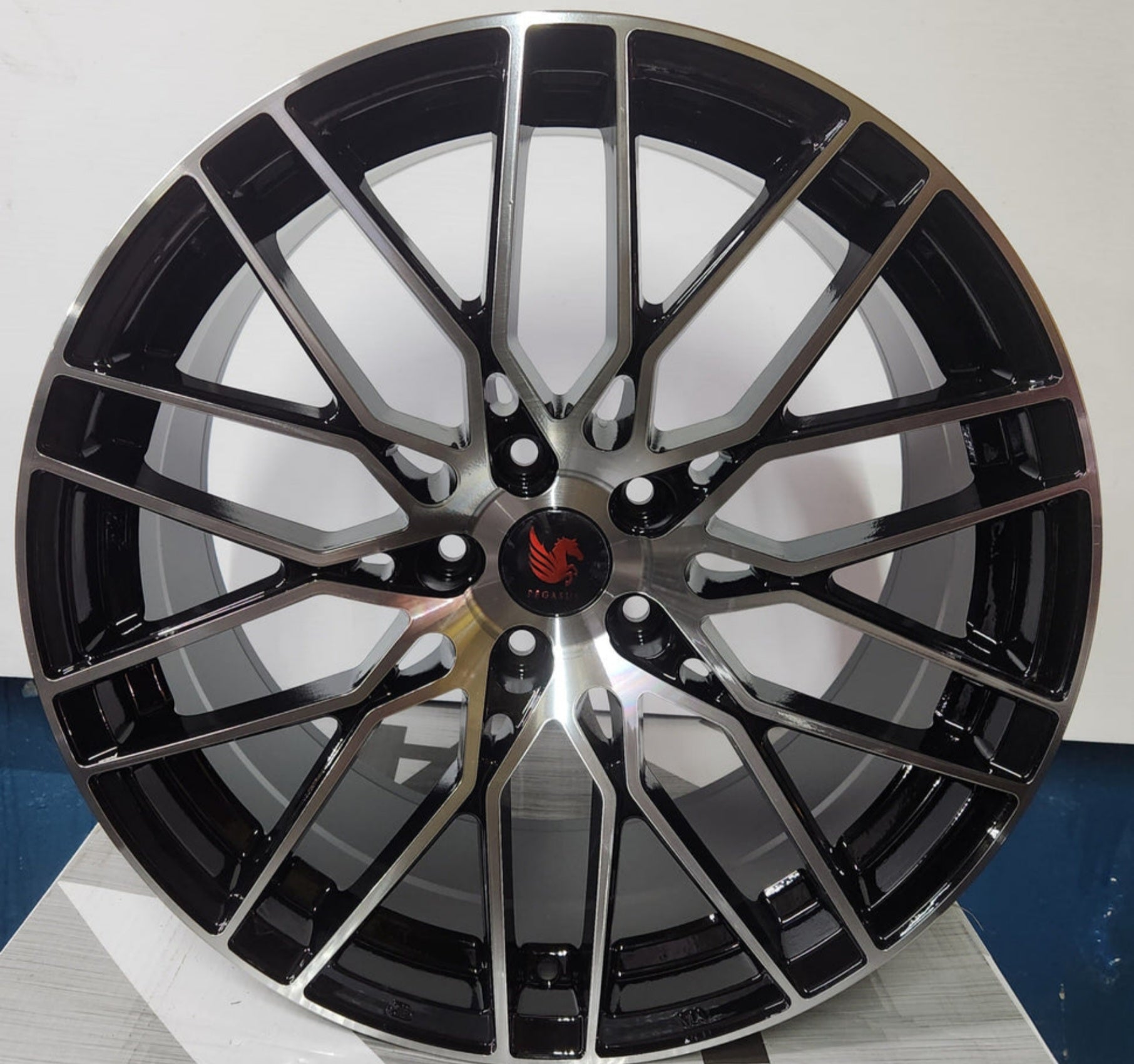 PEGASUS AF06 19X9.5 5X4.5 MATT BLACK MACHINE FACE - Gun Hill Tire House (WTW - WHOLESALE TIRES & WHEELS)