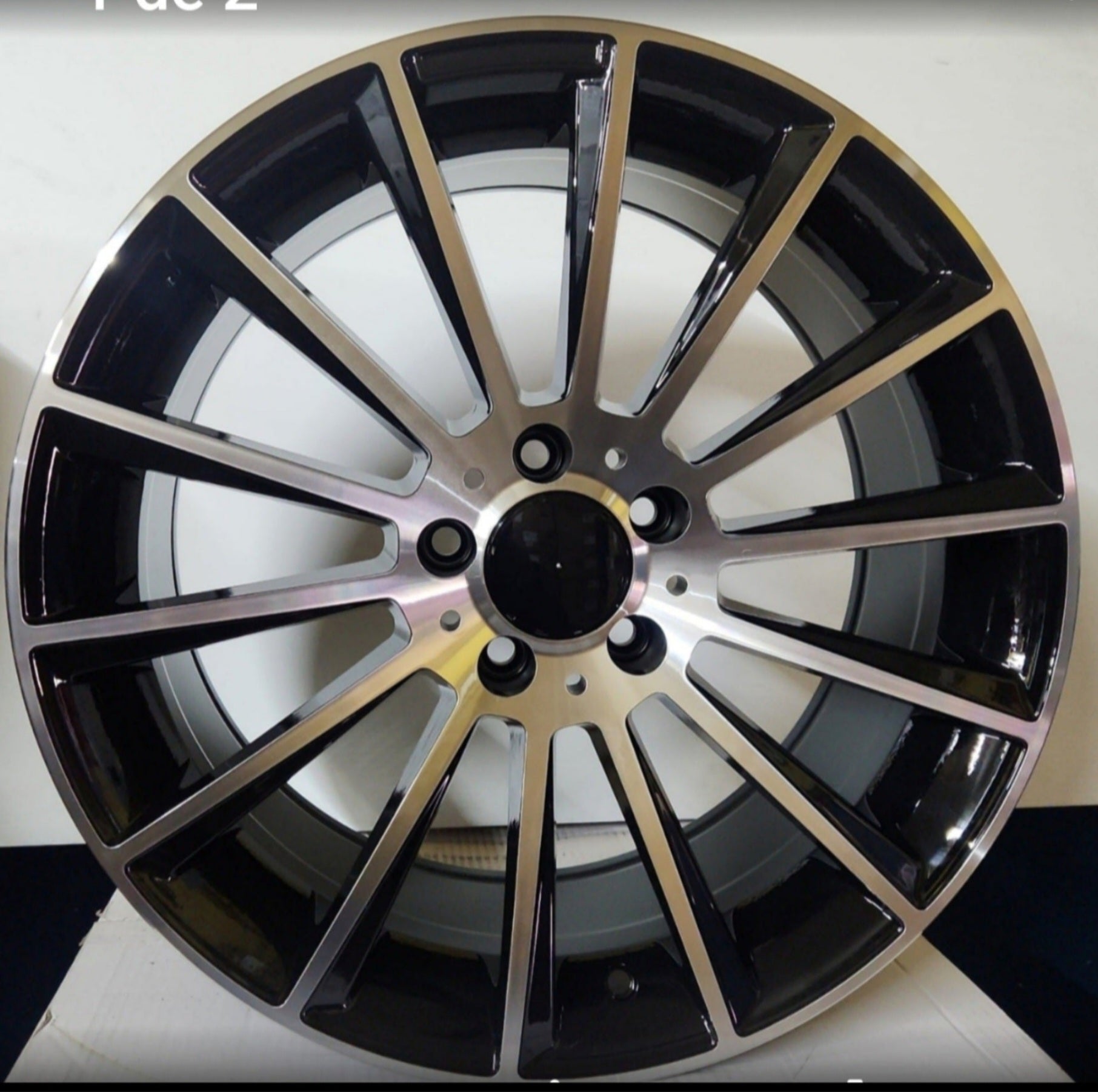 OE - 0236 ZS236 19X9 5X112 BLACK MACHINED FACE - Gun Hill Tire House (WTW - WHOLESALE TIRES & WHEELS)