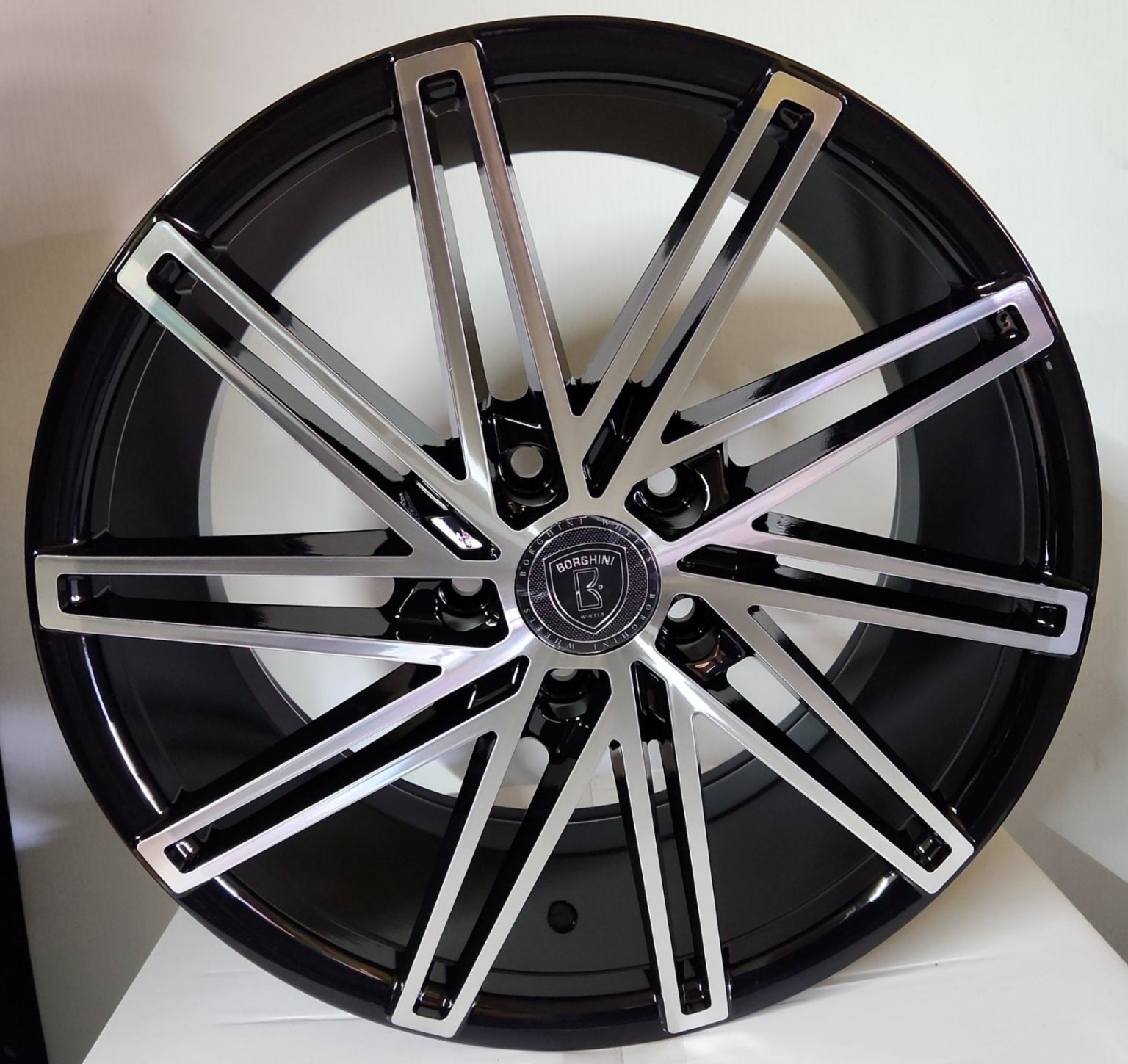 BORGHINI WHEELS B65 - M 17X7.5 5X114.3 B+M - Gun Hill Tire House (WTW - WHOLESALE TIRES & WHEELS)