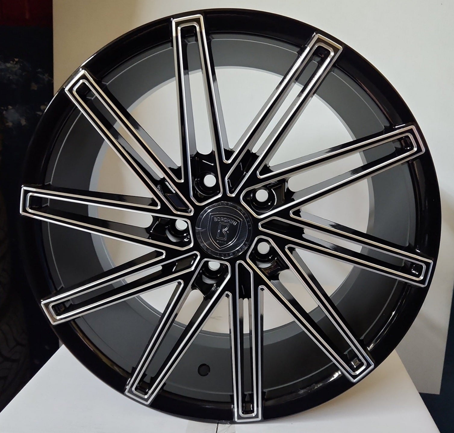 BORGHINI WHEEL B65 - M 17X7.5 5X114.3 B+MW - Gun Hill Tire House (WTW - WHOLESALE TIRES & WHEELS)