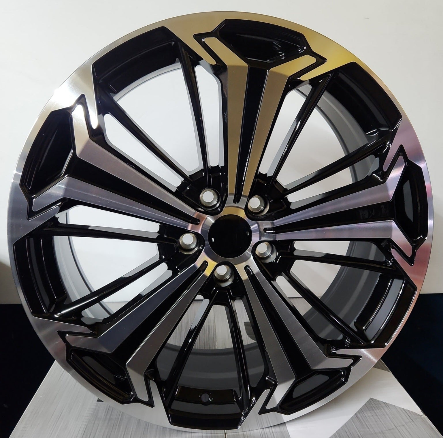 OE TOY 55894 WHEELS 20X7.5 5X114.3 GLOSS BLACK MACHINED FACE - Gun Hill Tire House (WTW - WHOLESALE TIRES & WHEELS)