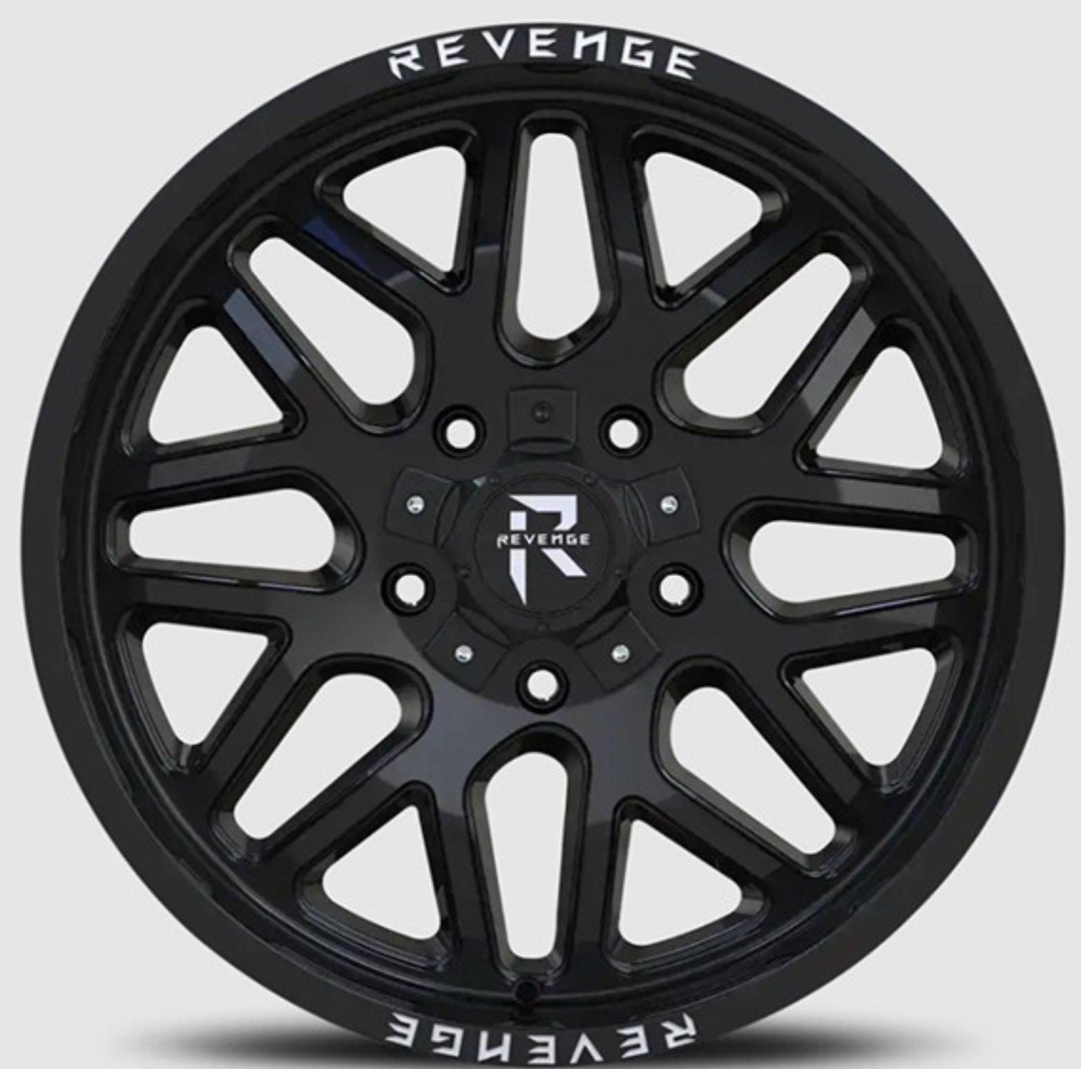 REVENGE RV - 206 20x10 5x127 5x139.7 GLOSS BLACK - Gun Hill Tire House (WTW - WHOLESALE TIRES & WHEELS)