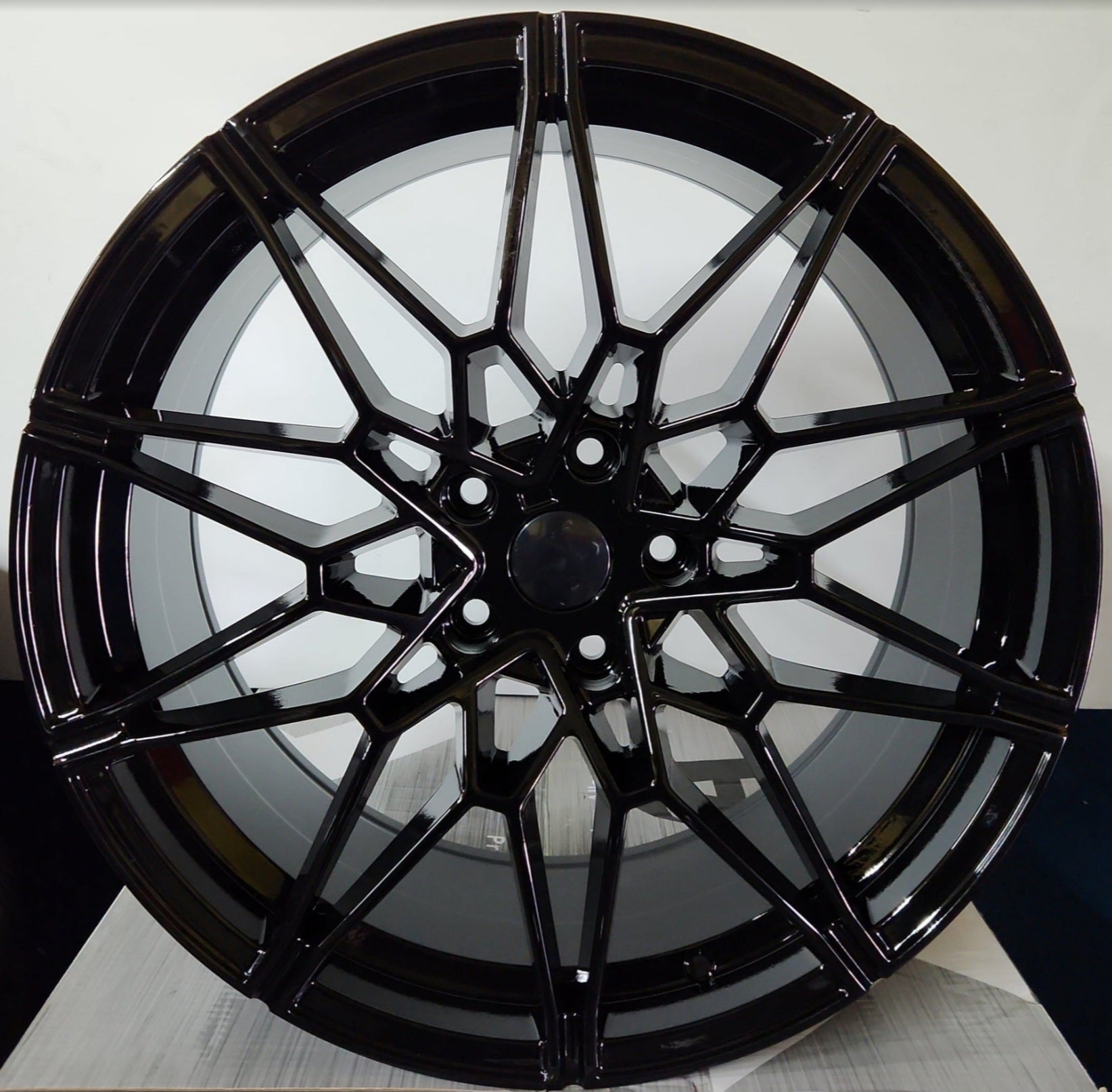 W718 19x9 5x120 GLOSS BLACK98 - Gun Hill Tire House (WTW - WHOLESALE TIRES & WHEELS)