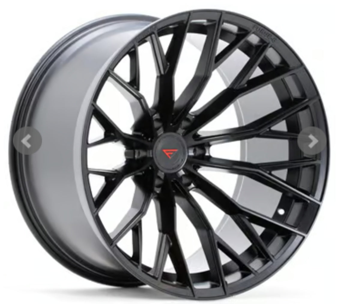FERRADA FORGE - 8 OFF - ROAD FTR9 22x12 6x135 ET - 44 CB 87.1mm NOIR BLACK EXTREME CONCAVITY - Gun Hill Tire House (WTW - WHOLESALE TIRES & WHEELS)