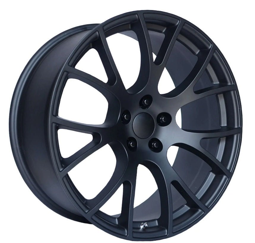 161MB - 22959018 22X9.5 5X115 MATT BLACK - Gun Hill Tire House (WTW - WHOLESALE TIRES & WHEELS)