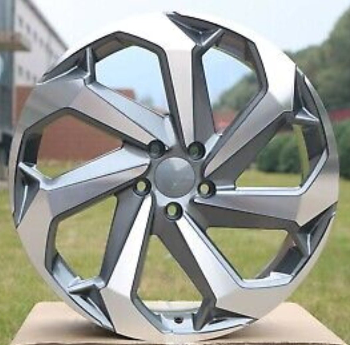W316 20x8 5x120 GUN METAL MACHINED FACE - Gun Hill Tire House (WTW - WHOLESALE TIRES & WHEELS)