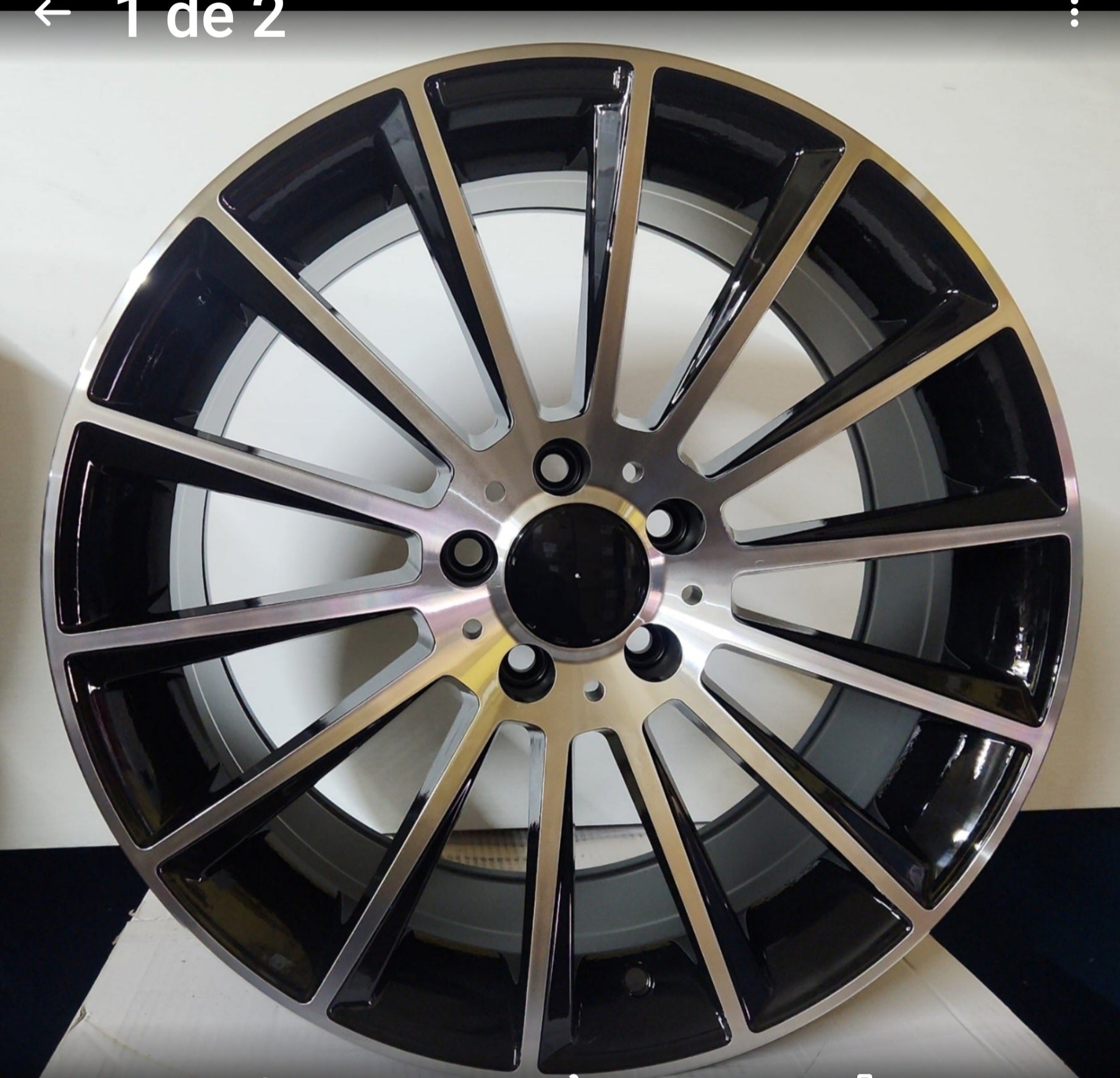 W813 WHEELS 18X8.5 5X112 BLACK MACHINE FACE - Gun Hill Tire House (WTW - WHOLESALE TIRES & WHEELS)