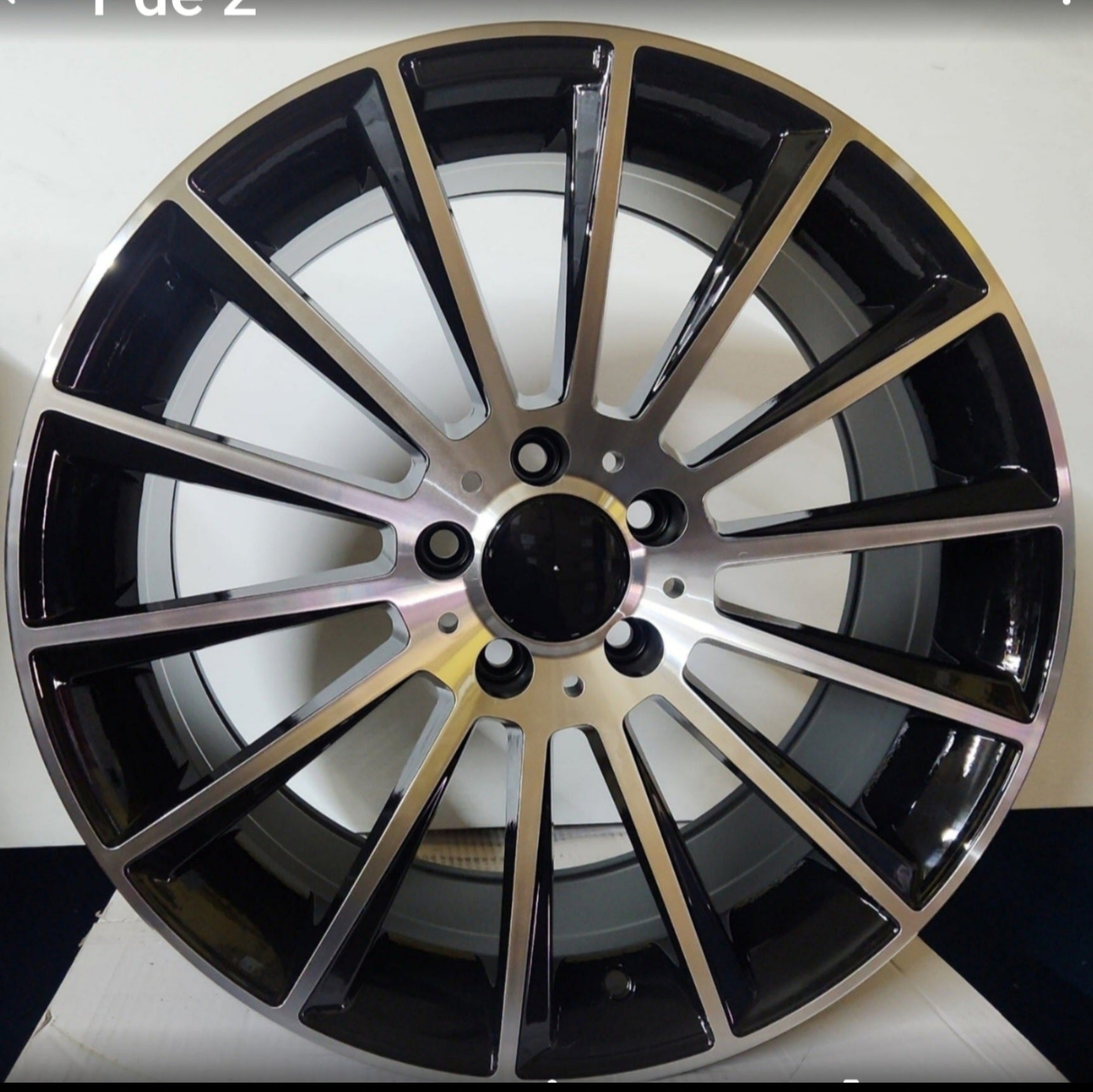 W813 WHEELS 22X10 5X112 BLACK MACHINED FACE - Gun Hill Tire House (WTW - WHOLESALE TIRES & WHEELS)