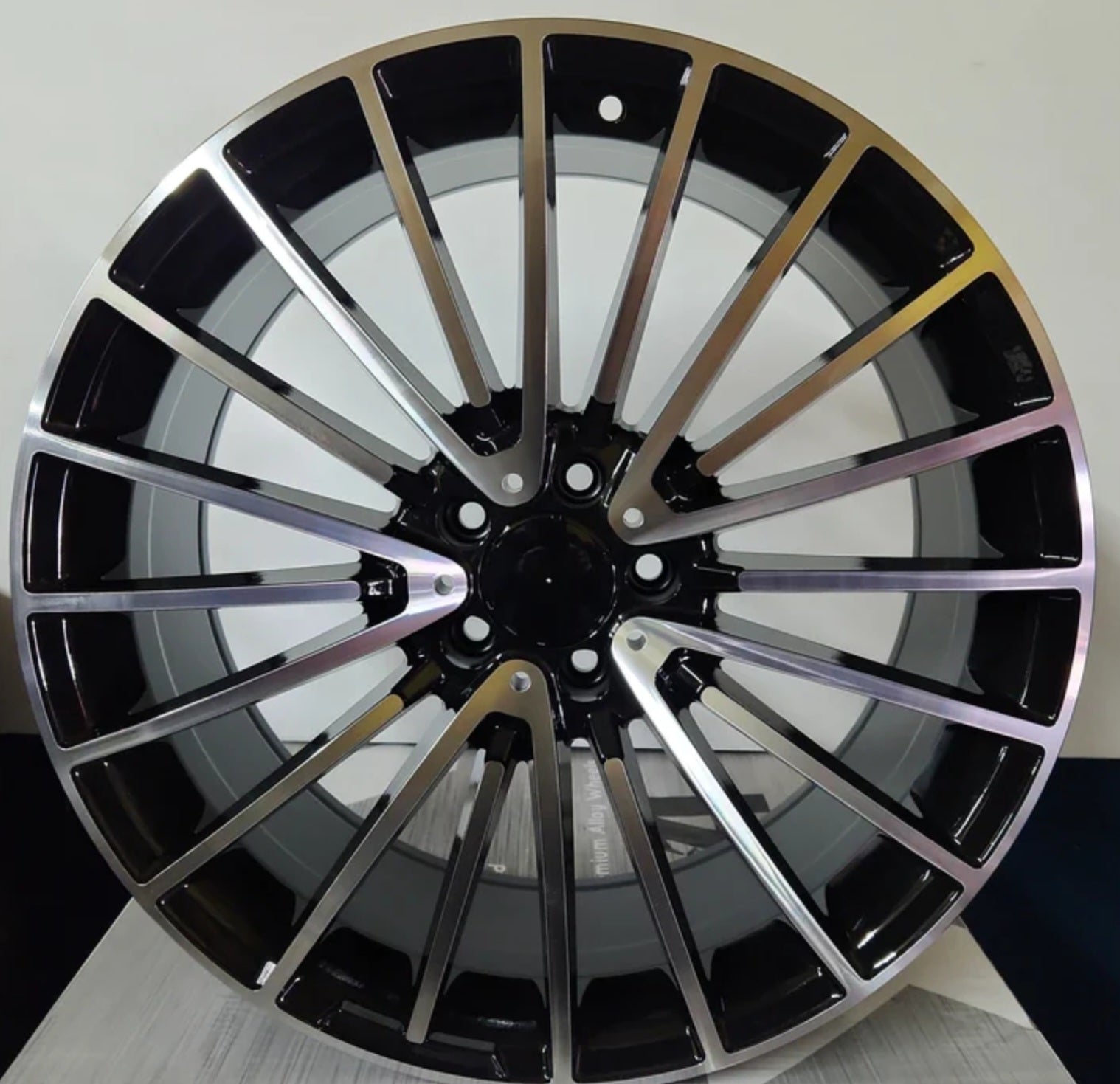 WCL103 WHEELS 22x9.0 5x112 GLOSS BLACK MACHINE - Gun Hill Tire House (WTW - WHOLESALE TIRES & WHEELS)