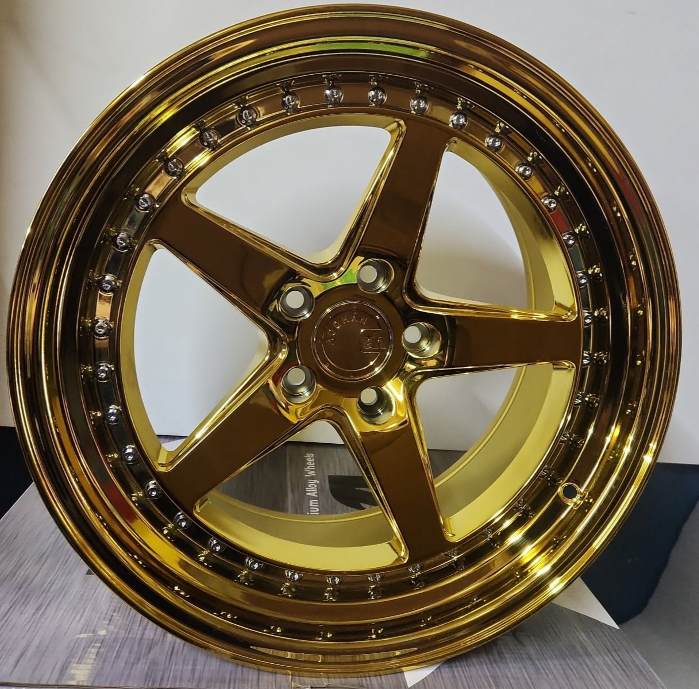 AODHAN DS05 18X9.5 5X114.3 GOLD - Gun Hill Tire House (WTW - WHOLESALE TIRES & WHEELS)