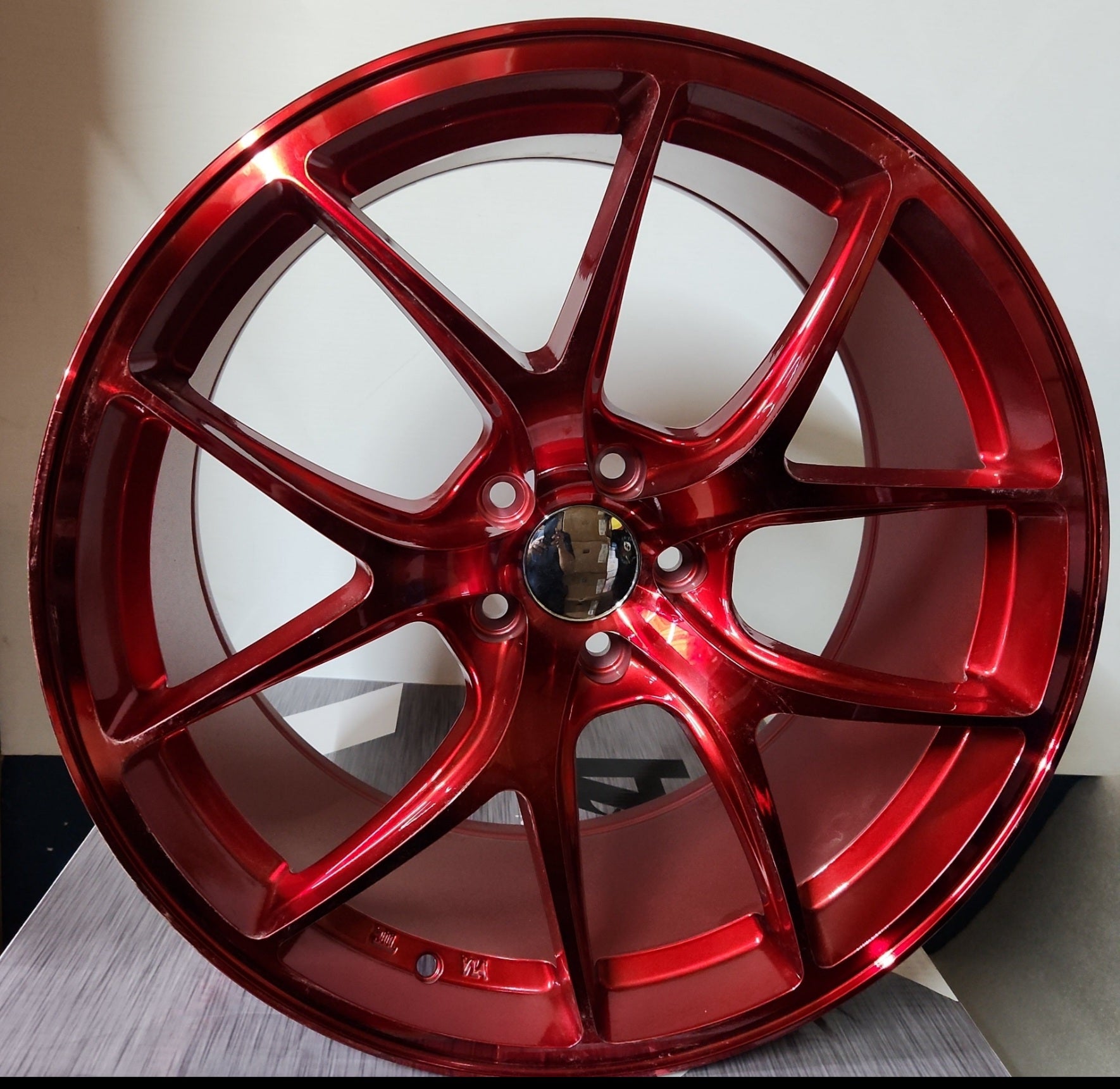 W005 20X9.5 5X114.3 RED - Gun Hill Tire House (WTW - WHOLESALE TIRES & WHEELS)