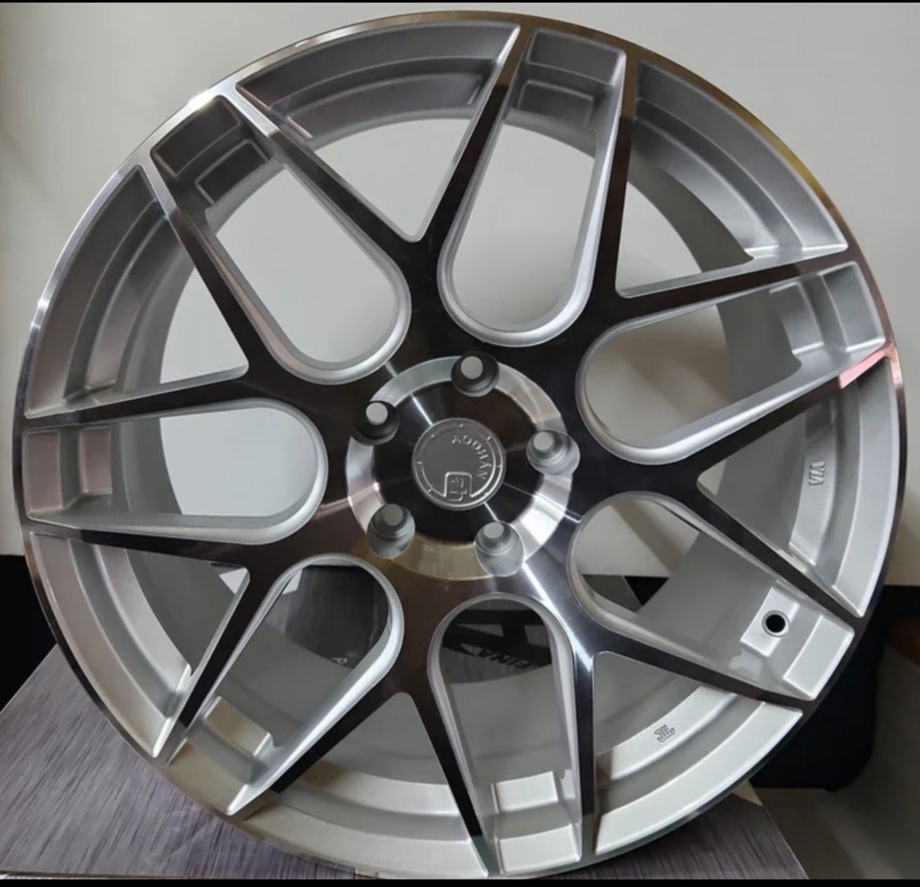 AODHAN - LS002 19X8.5 5X120 SILVER MACHINED FACE - Gun Hill Tire House (WTW - WHOLESALE TIRES & WHEELS)