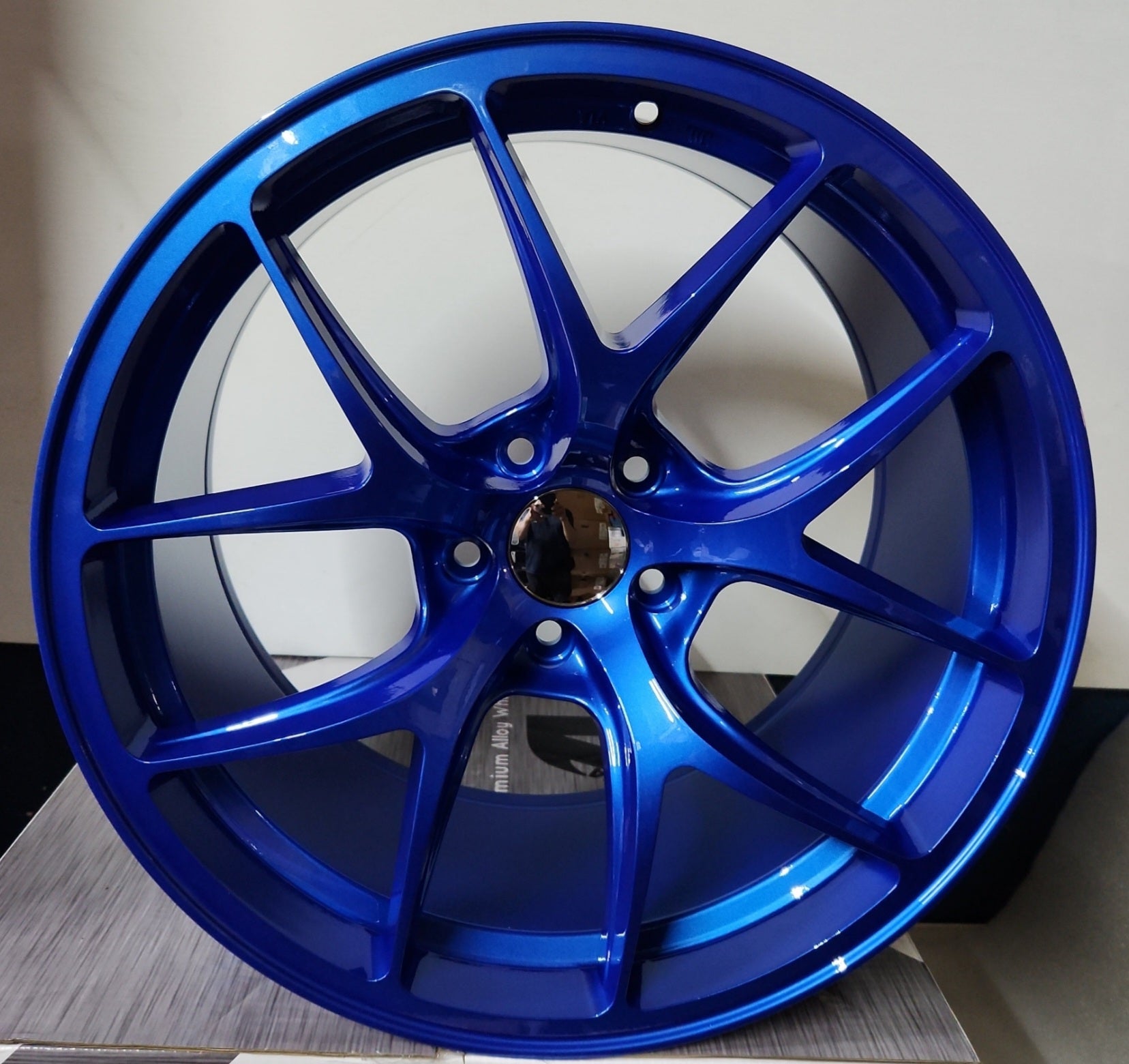 W005 19X8.5 5X114.3 BLUE - Gun Hill Tire House (WTW - WHOLESALE TIRES & WHEELS)