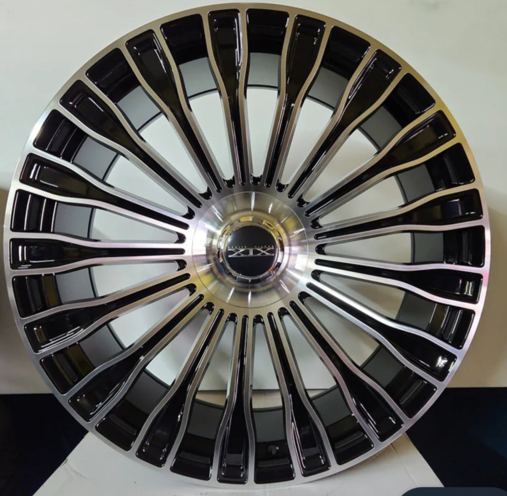 OE - 0313 WHEELS 22x10.5 5X112 BLACK MACHINE FACE - Gun Hill Tire House (WTW - WHOLESALE TIRES & WHEELS)